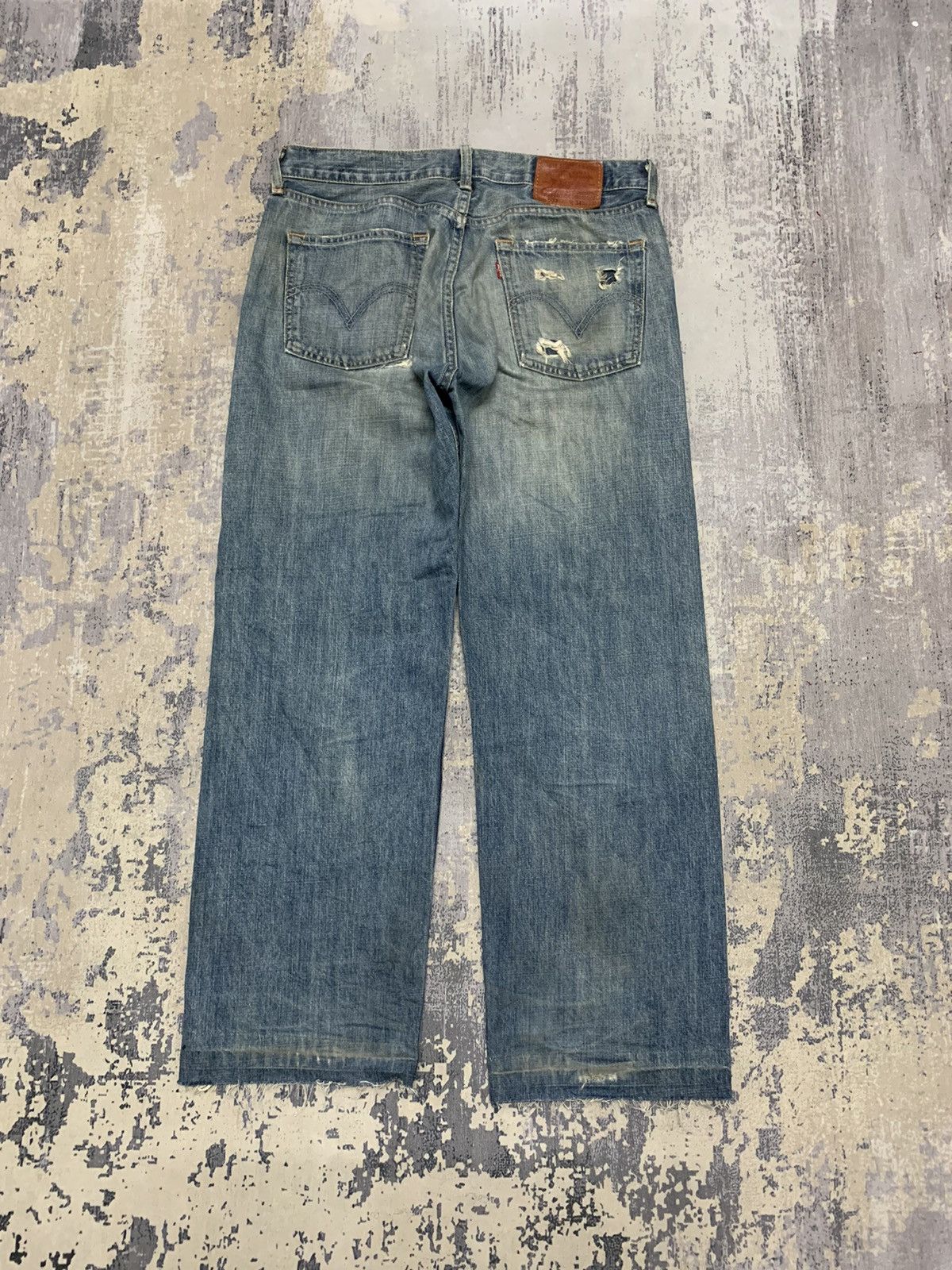 Levi's Vintage Levi's 503 Stone Wash Baggy Jeans 34x29.5 Size US 34 / EU 50 - 9 Thumbnail