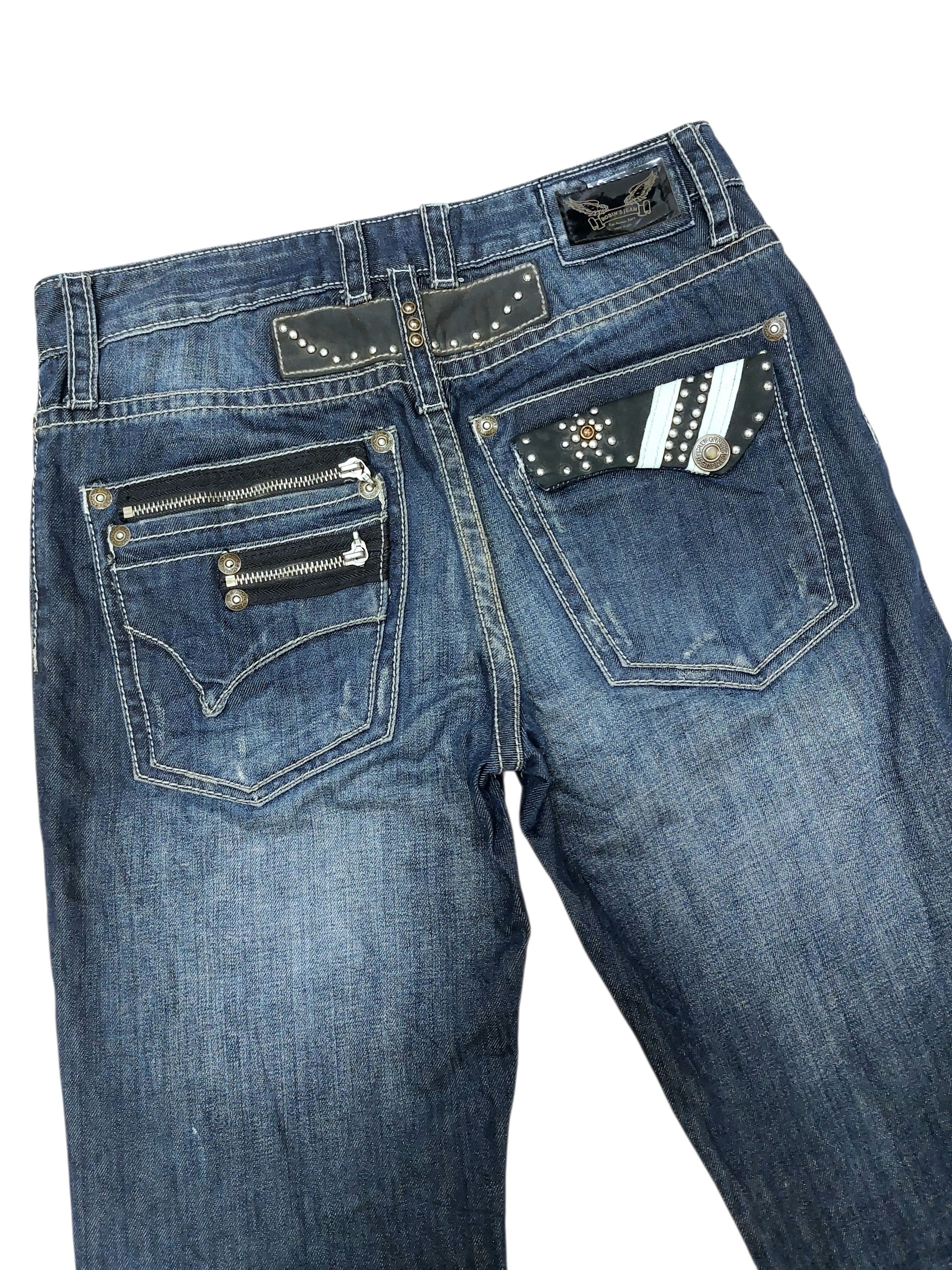 Robins Jeans Robins Jeans Studded Style Vintage Denim Size US 34 / EU 50 - 1 Thumbnail