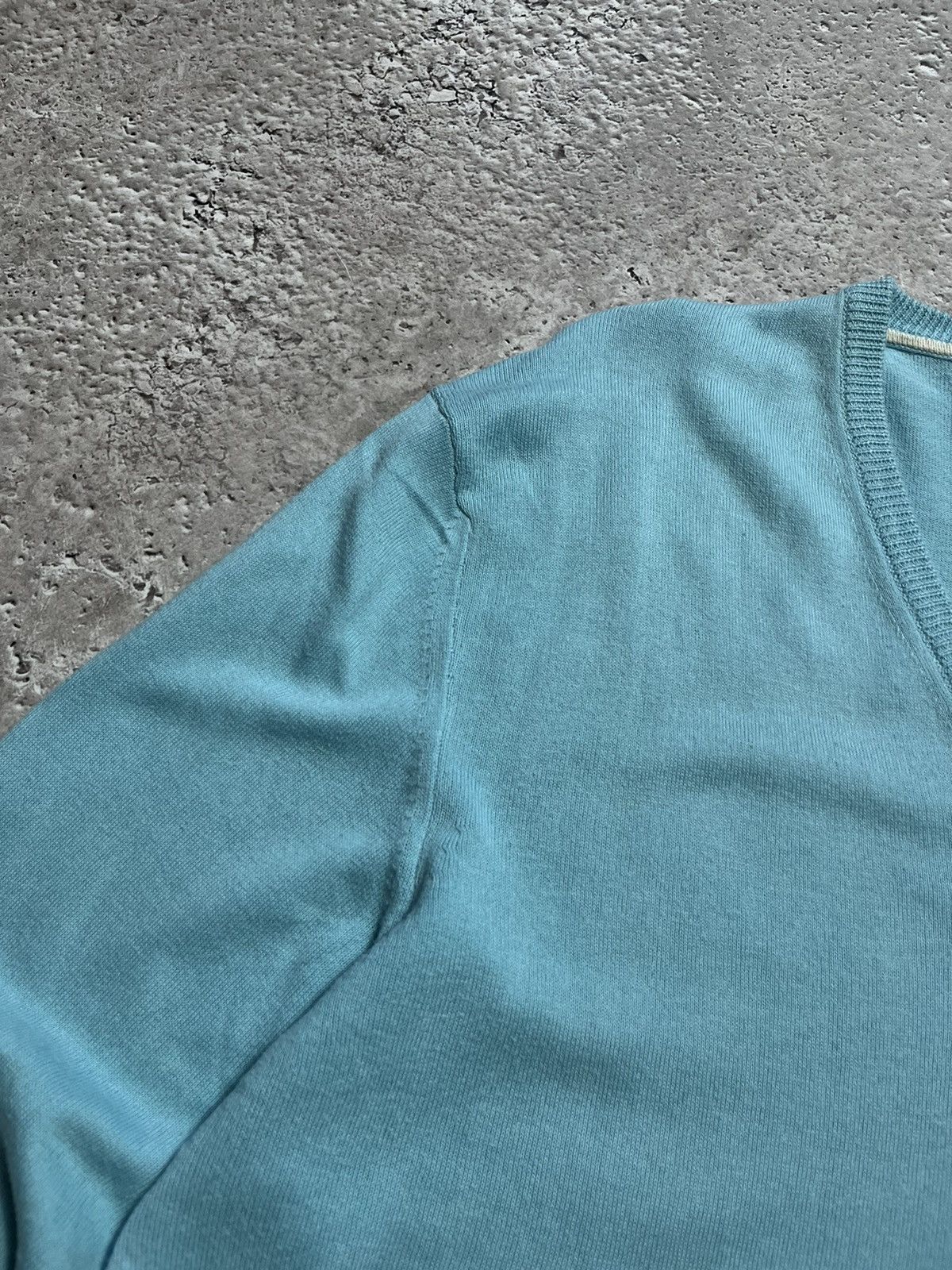 Hackett Hackett Italy V-Neck Pullover Jumper Sweater Cotton/Cashmere Size US L / EU 52-54 / 3 - 6 Thumbnail