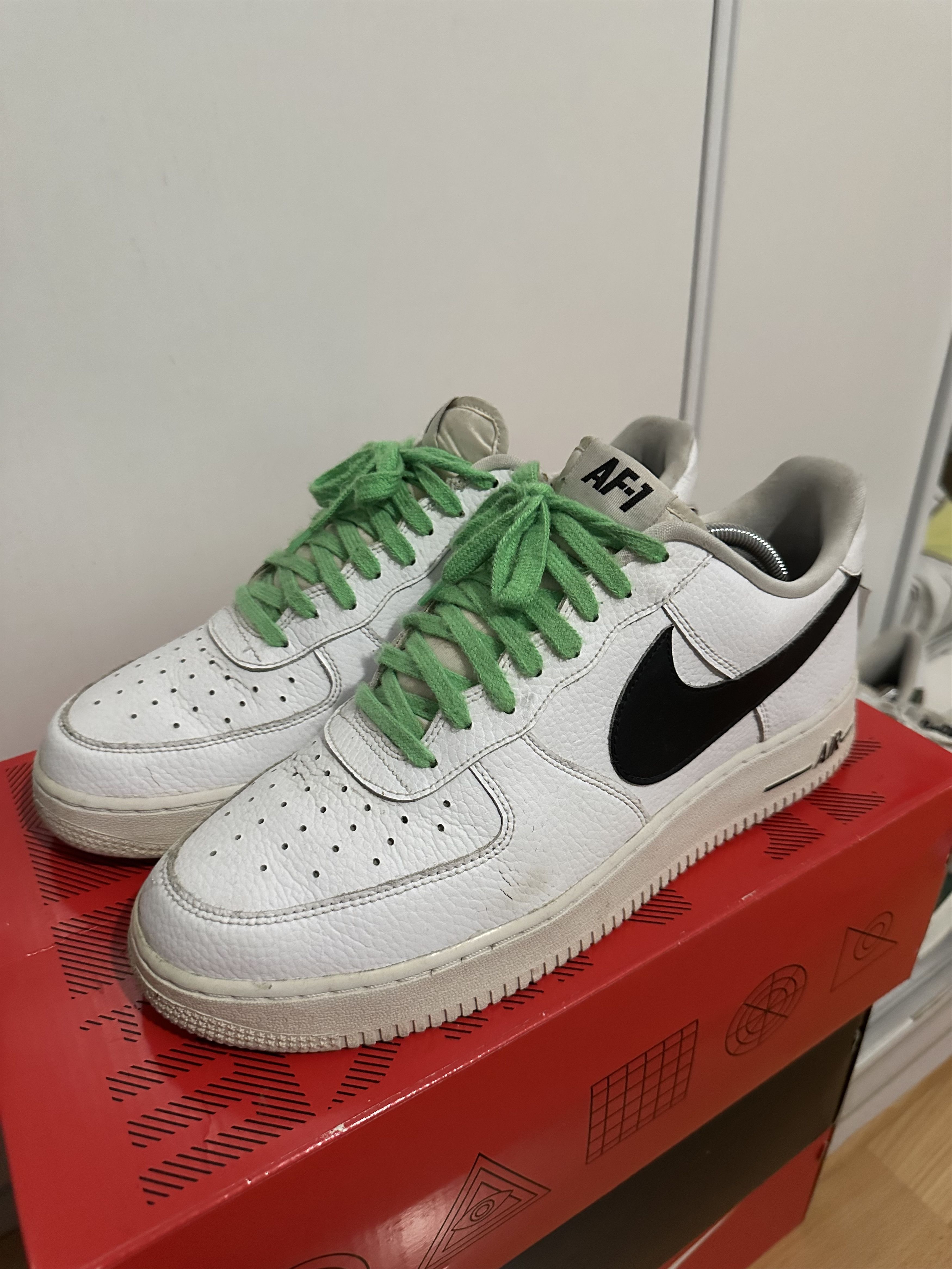 Nike Nike Air Force 1 Low NBA White Black (2017) Size US 11.5 / EU 44-45 - 1 Thumbnail