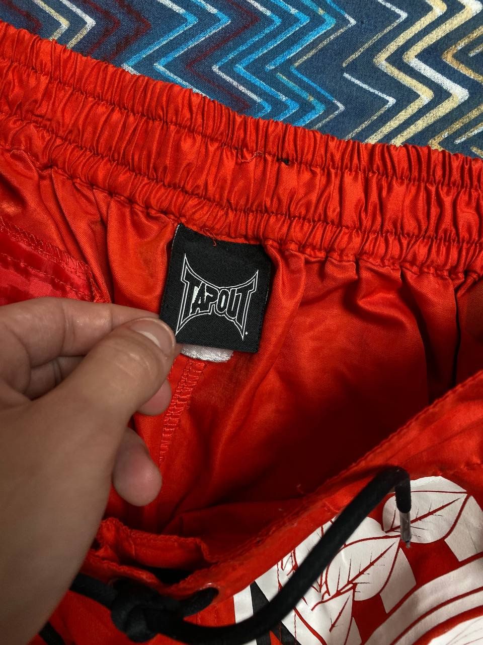 Tapout Crazy Y2K Affliction Style Grunge Skater Wings Skull Shorts Size US 36 / EU 52 - 2 Thumbnail