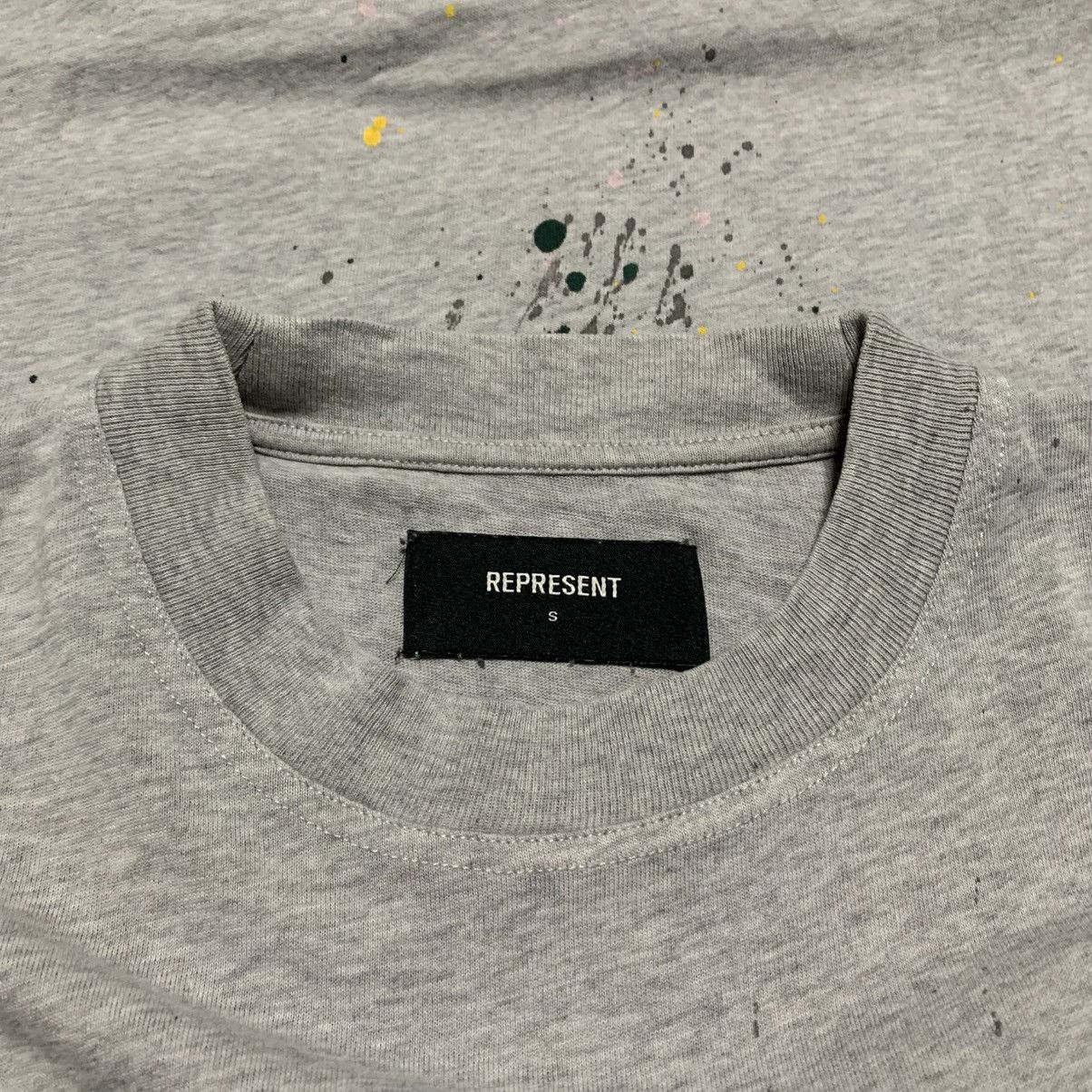 Represent Clo. Represent Small Bespoke Commissions Grey Tee Paint Splatter Size US S / EU 44-46 / 1 - 5 Thumbnail