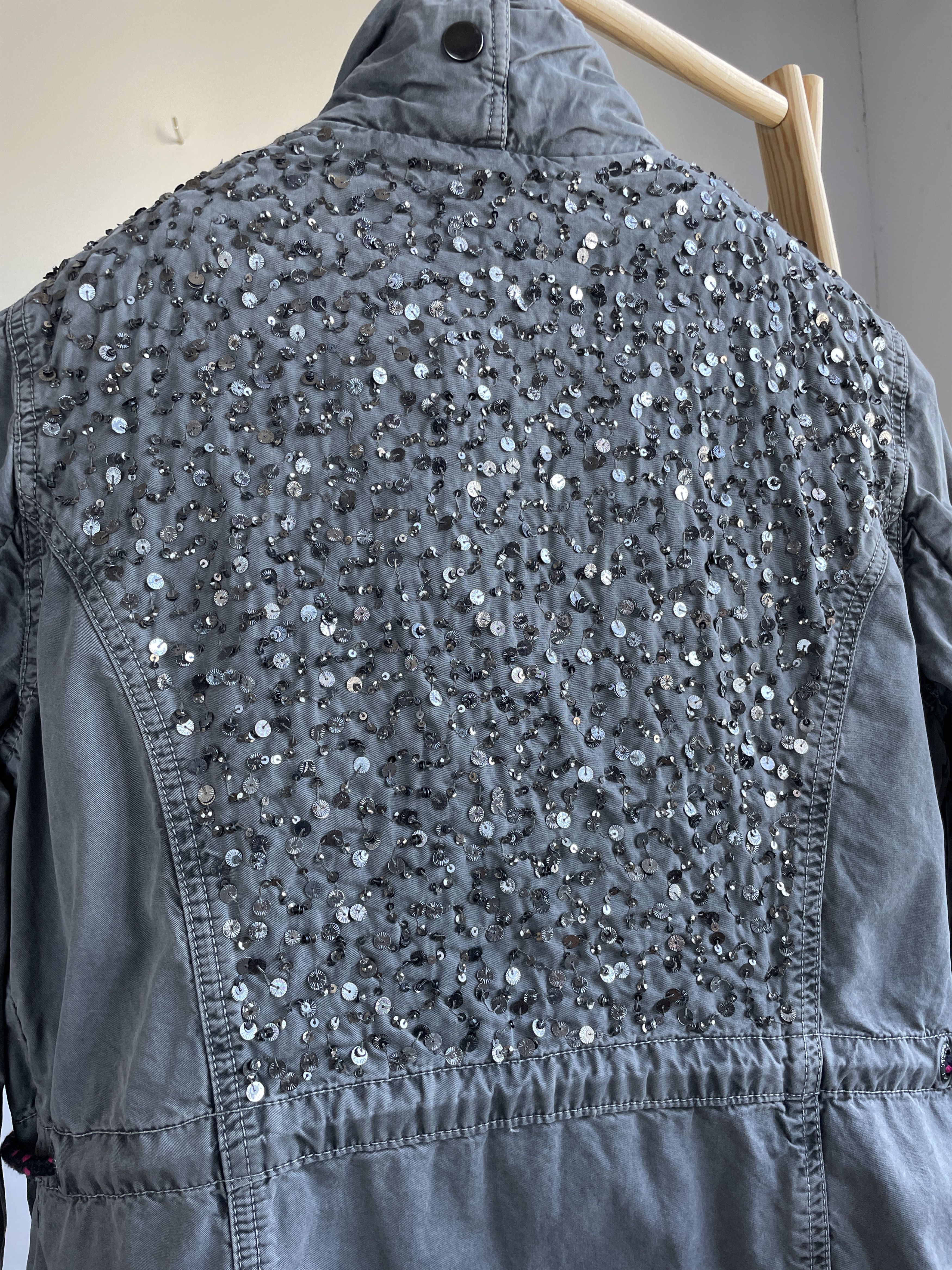 Superdry BNWT Superdry Womens Military Embellished Field Flag Jacket Size L / US 10 / IT 46 - 6 Thumbnail