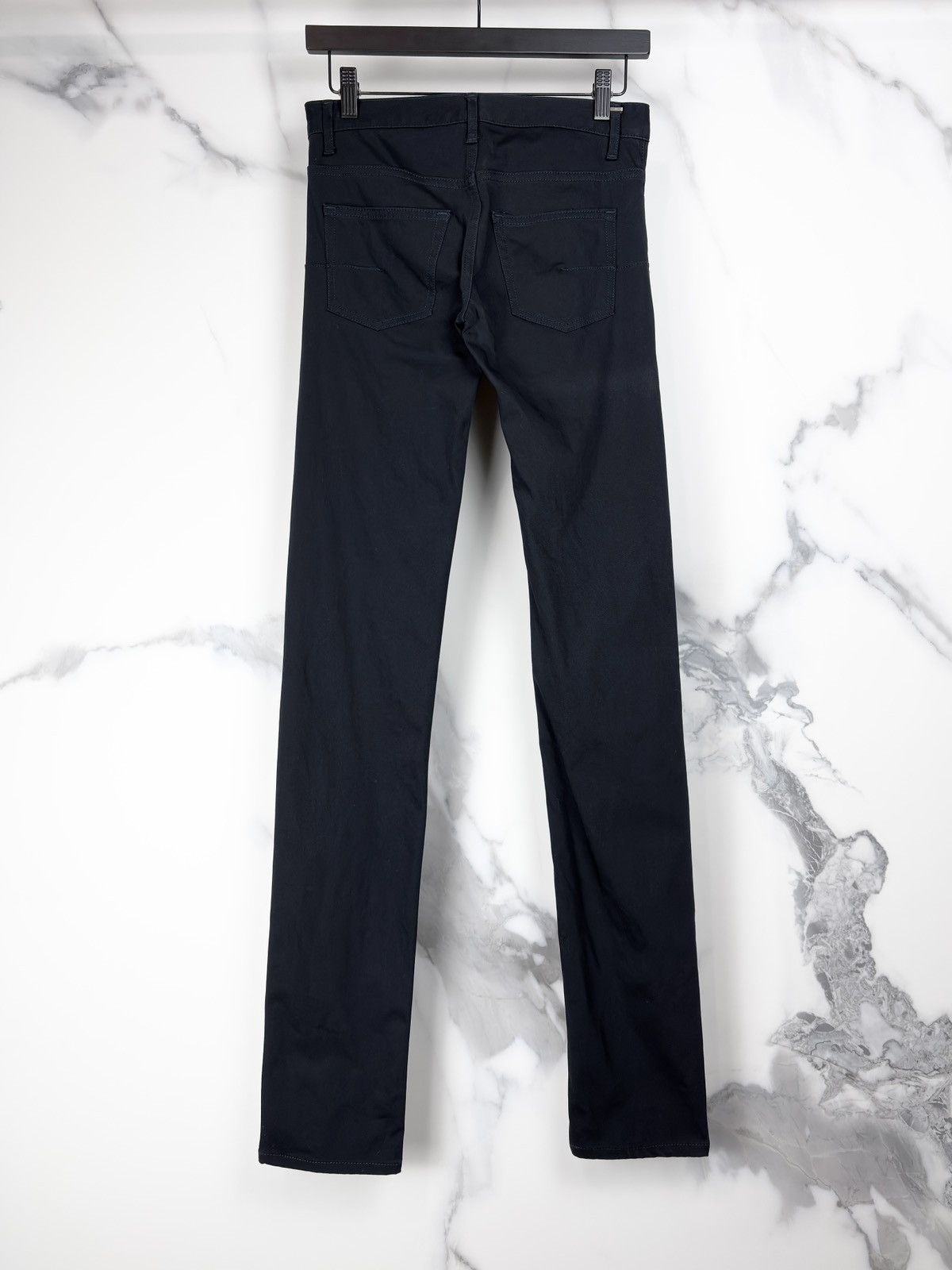 Dior SS08 Dior Homme Dark Navy Stretch Cotton Jeans Size US 26 / EU 42 - 2 Thumbnail