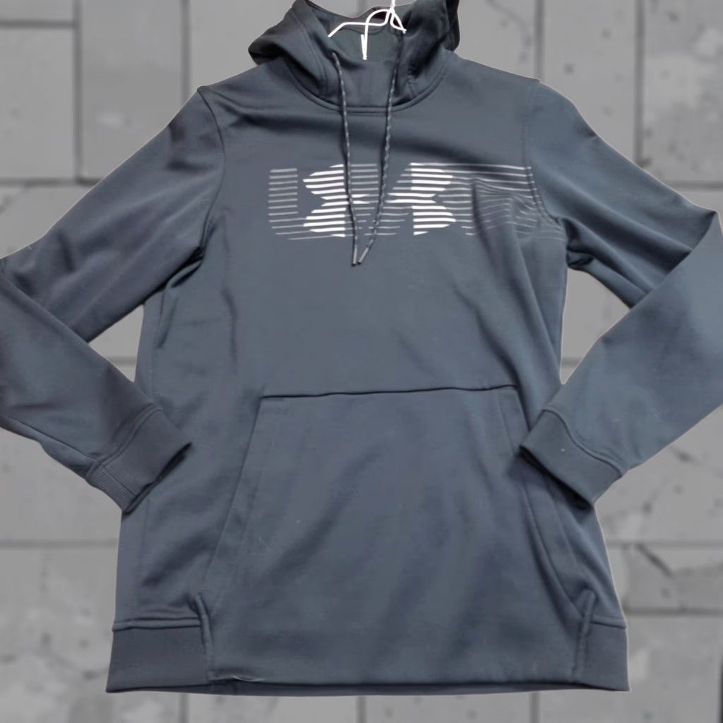 Under Armour Under Armour SweatEr Small Black Hoodie Pullover ColdGear Logo Mens S Size US S / EU 44-46 / 1 - 1 Thumbnail