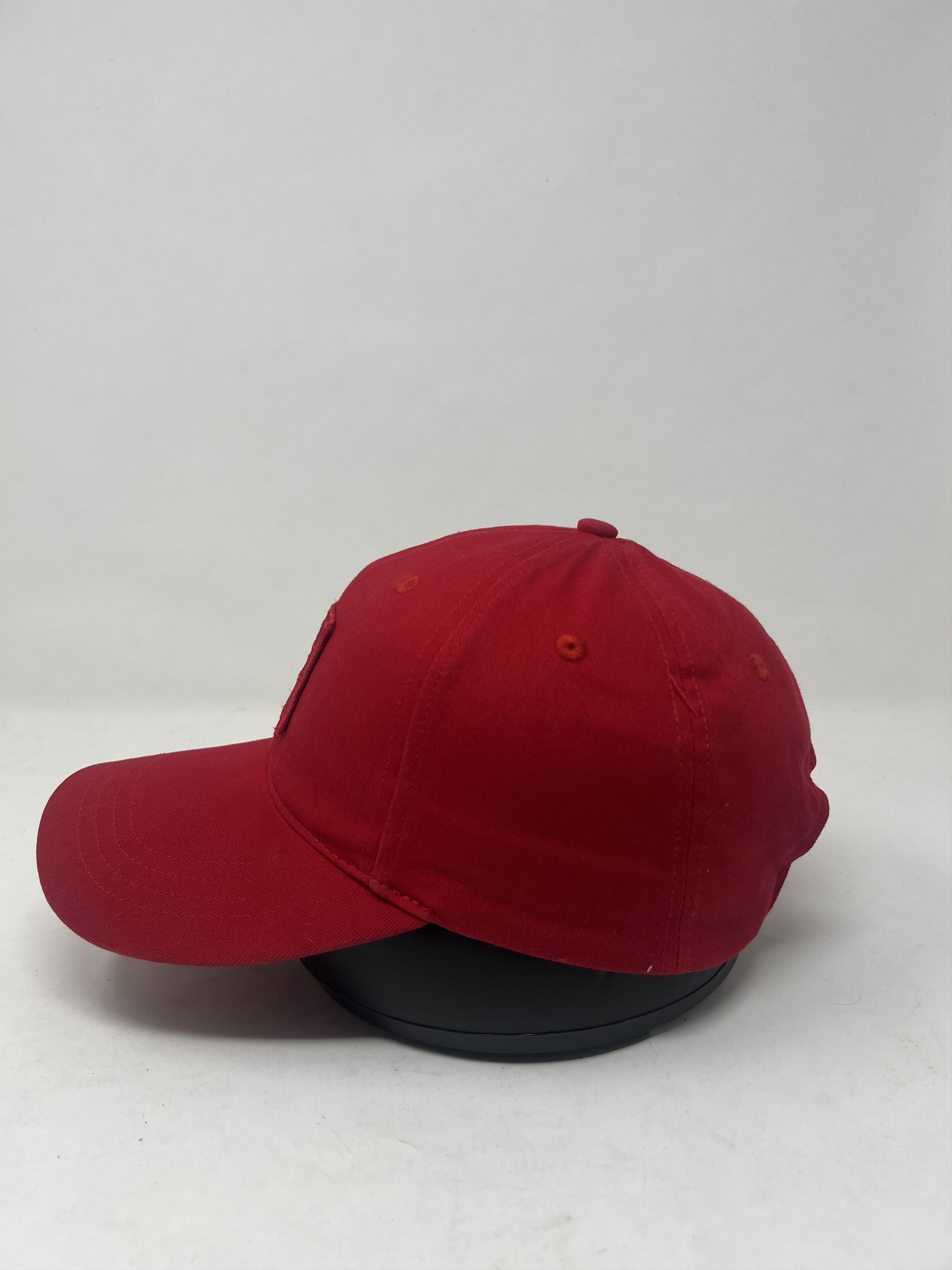 Japanese Brand Fila Embroidery Red Streetwear Hat Size ONE SIZE - 5 Thumbnail