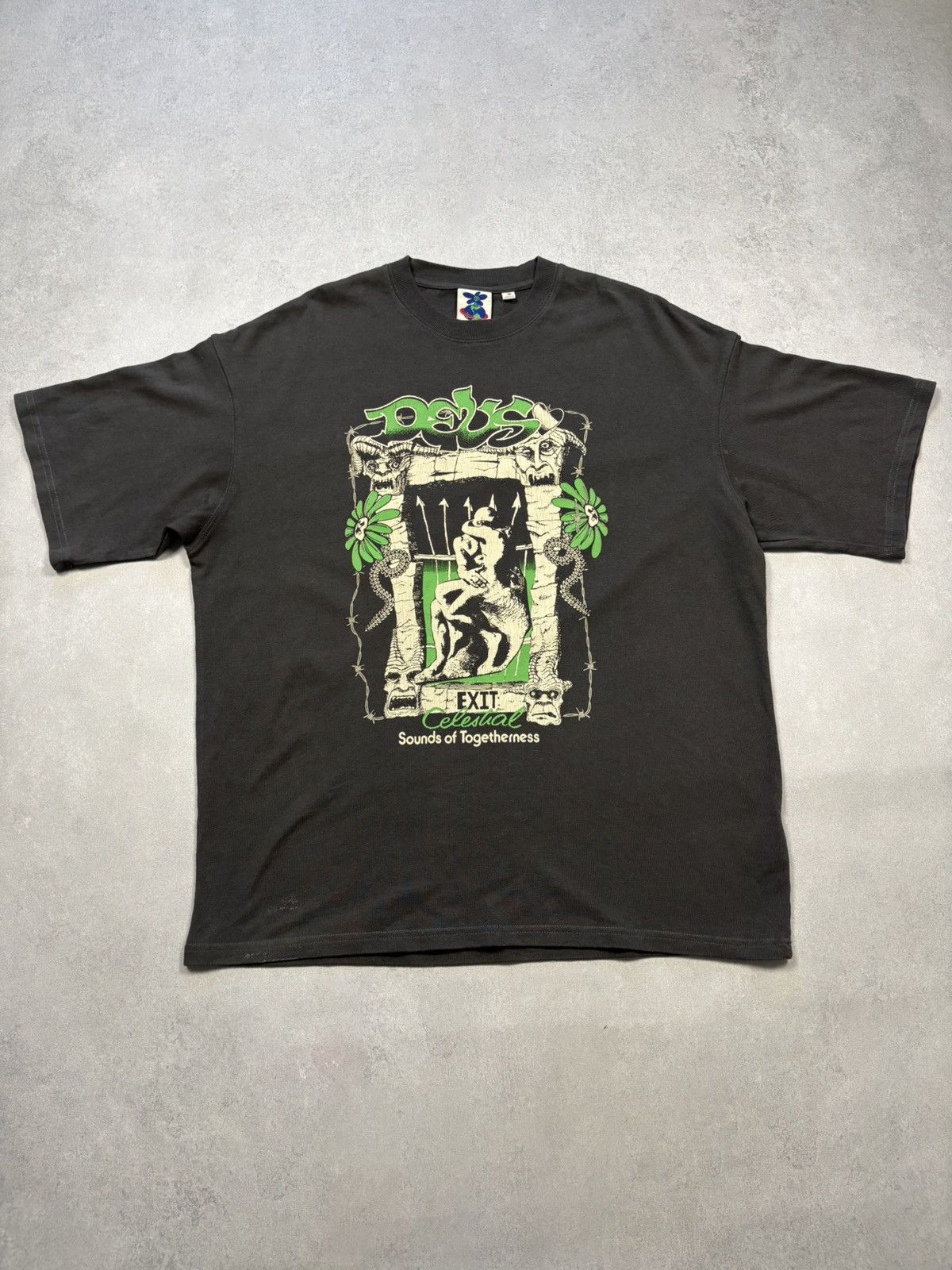 Deus Ex Machina Deus Ex Machina Records Exit Celestial Sounds Tee Vintage Size US S / EU 44-46 / 1 - 1 Thumbnail