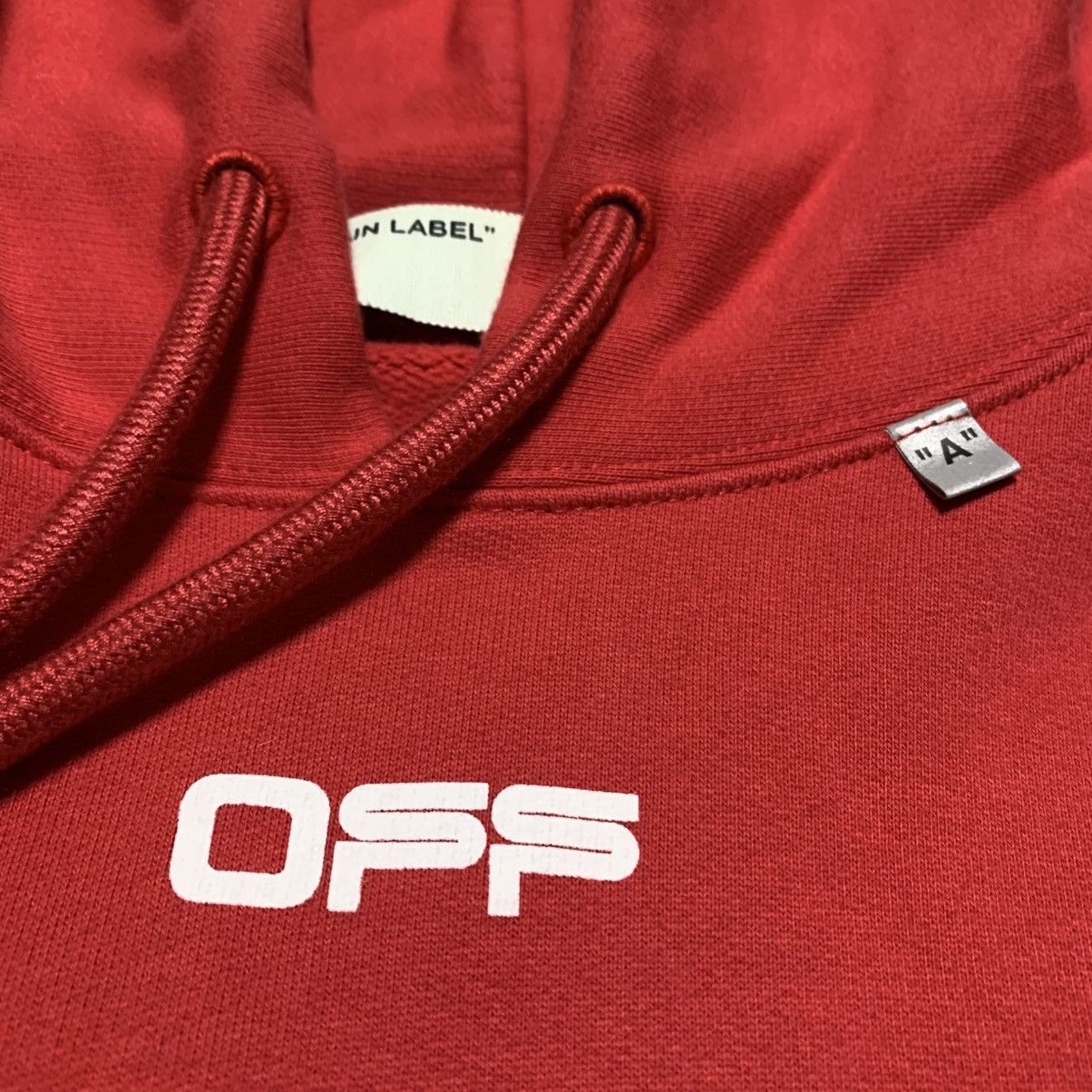 Off-White Off White Small Caravaggio Arrows Red Hoodie Virgil Abloh Size US S / EU 44-46 / 1 - 5 Thumbnail