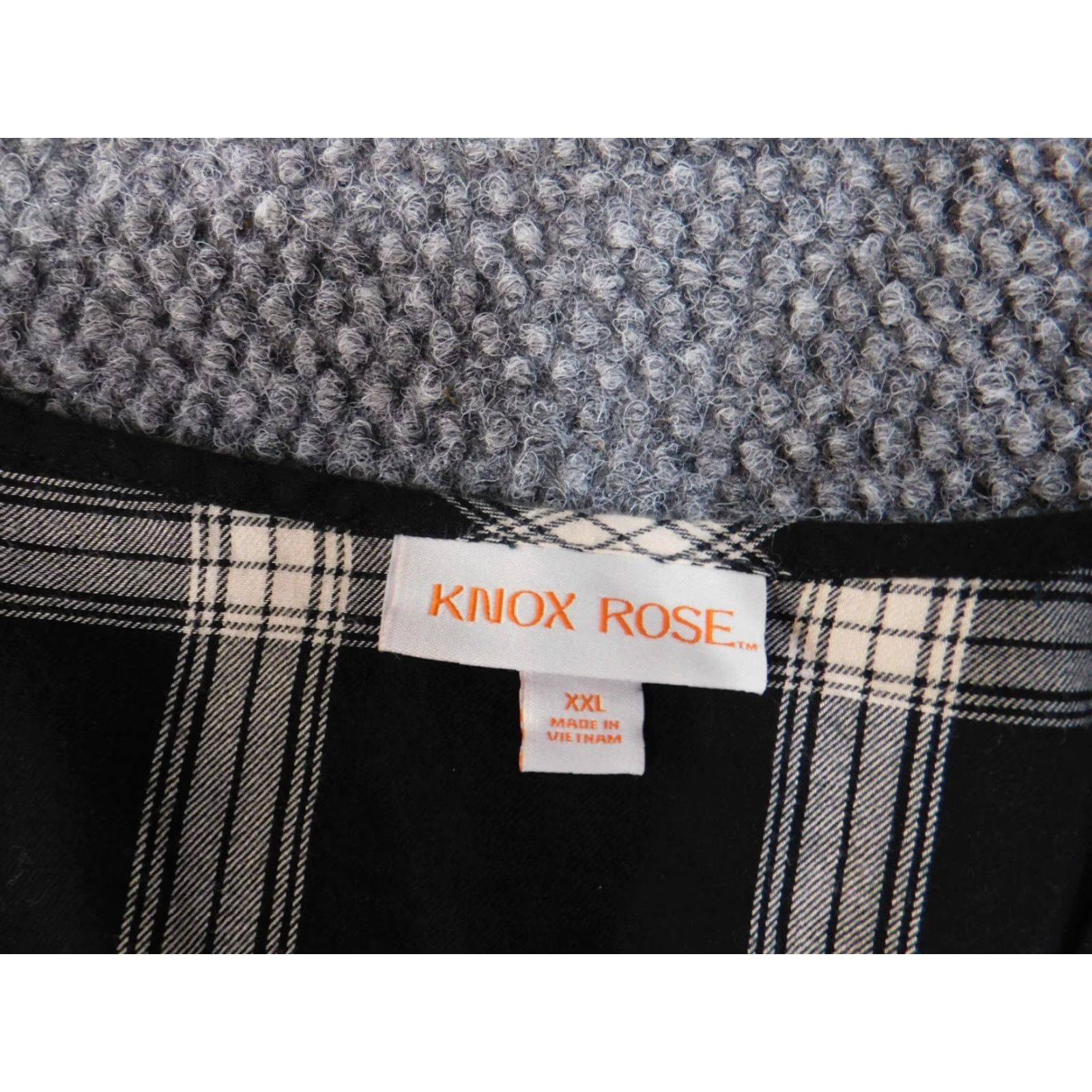 Vintage Knox Rose Dress Womens XXL Black Plaid A-line Designer Cotton Rayon Size XXL / US 16-18 / IT 52-54 - 6 Thumbnail