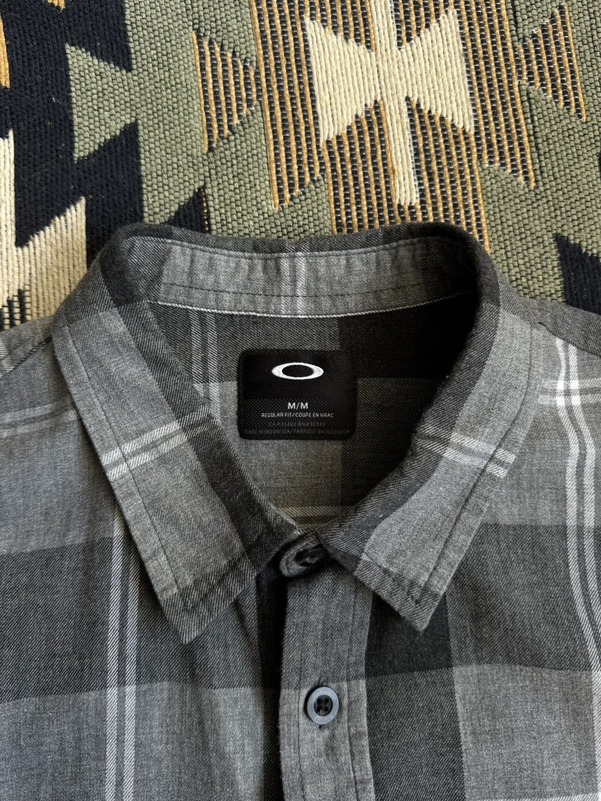 Oakley Vintage Oakley Flannel Checked Button Up Shirt Size US M / EU 48-50 / 2 - 7 Thumbnail