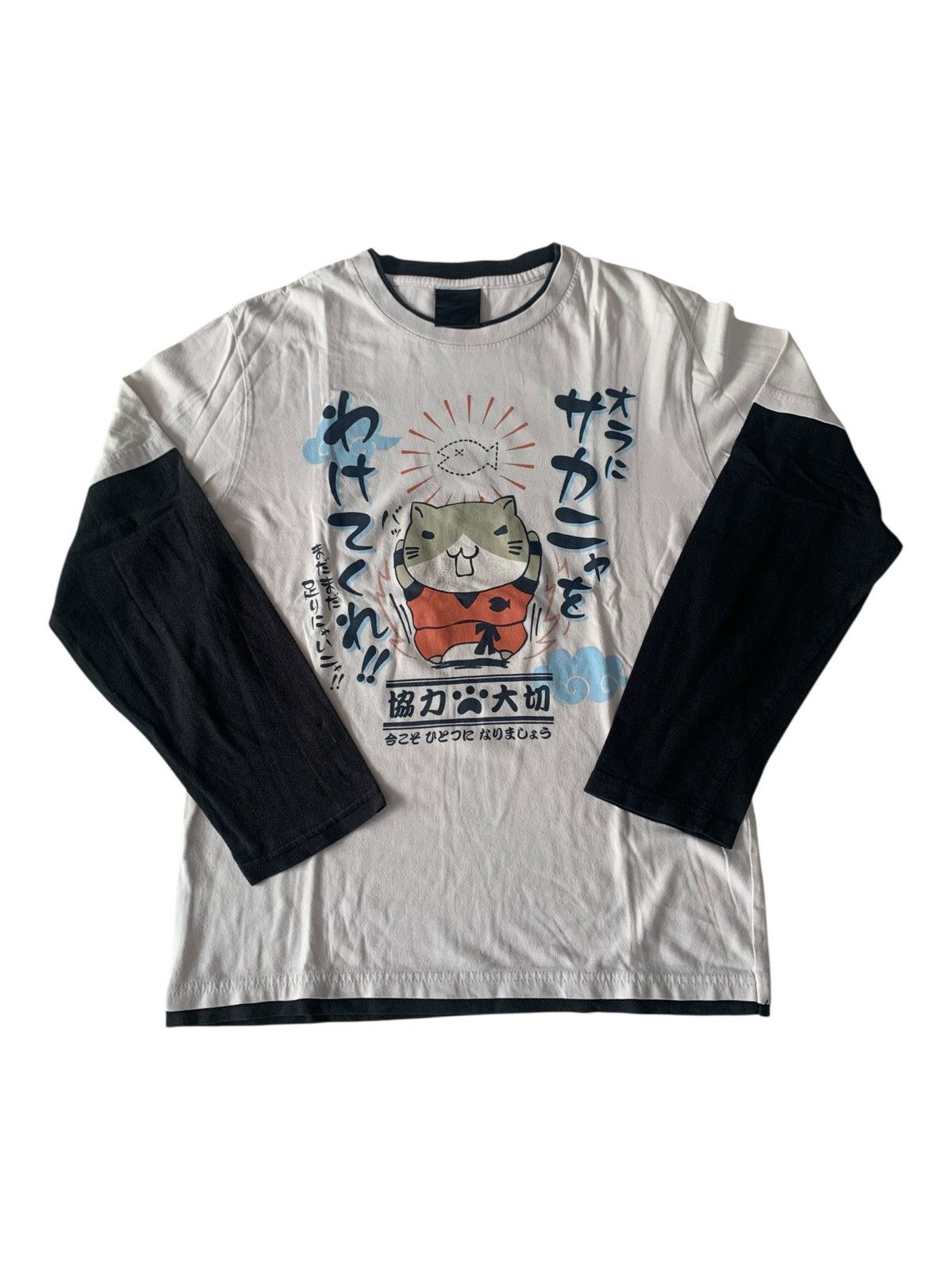 Le Grande Bleu (L.G.B.) 2000s japanese archive ne-net issey y2k longsleeve tee Size US M / EU 48-50 / 2 - 1 Thumbnail