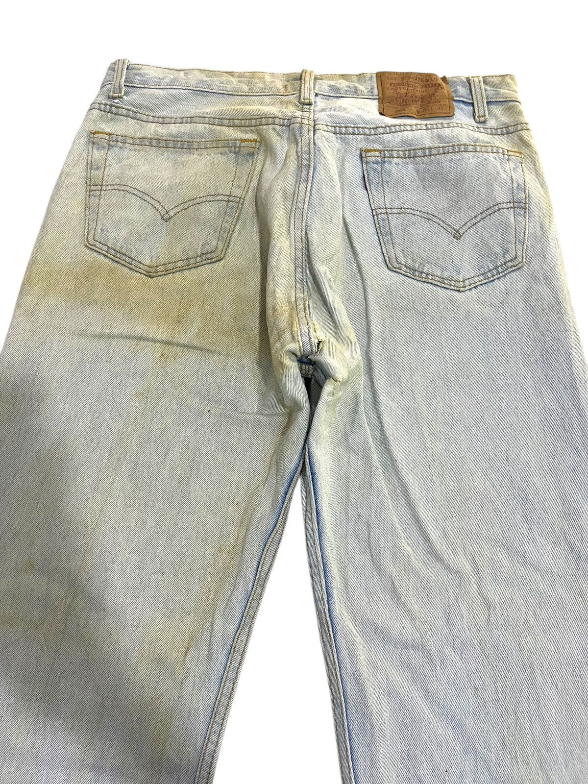 If Six Was Nine × Japanese Brand × Le Grande Bleu (L.G.B.) VINTAGE RUSTY LEVIS 501 WASHED BLUE DENIM JEANS Size US 35 - 11 Thumbnail