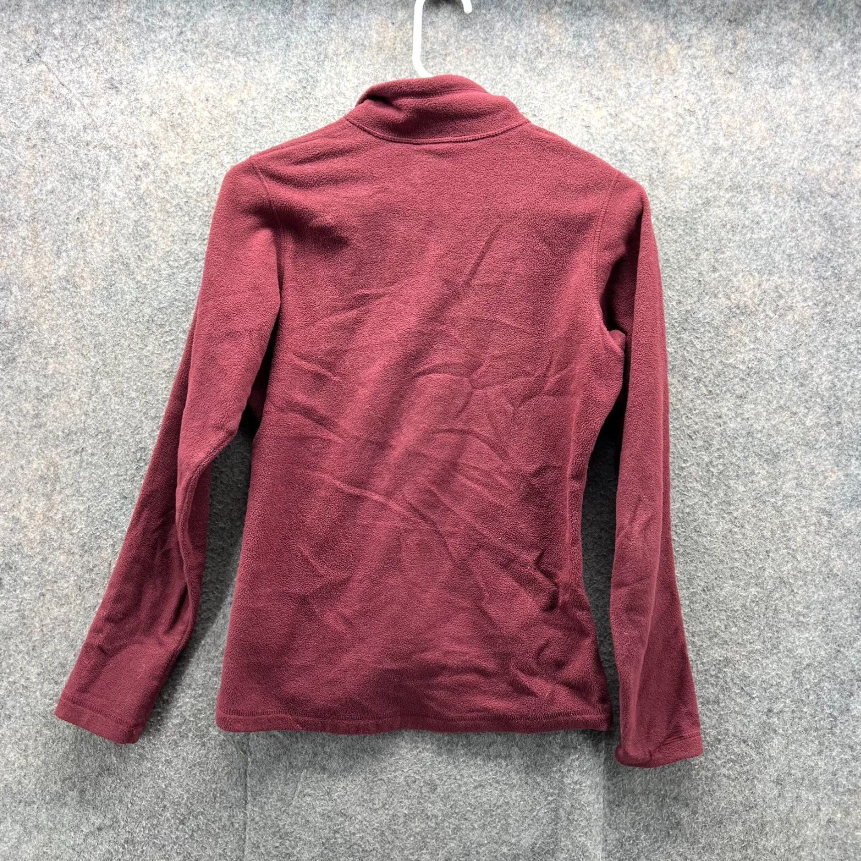 Helly Hansen VINTAGE Helly Hansen Sweater Women Small Burgundy Red Full Zip Fleece Jacket Full Zip Size S / US 4 / IT 40 - 2 Thumbnail