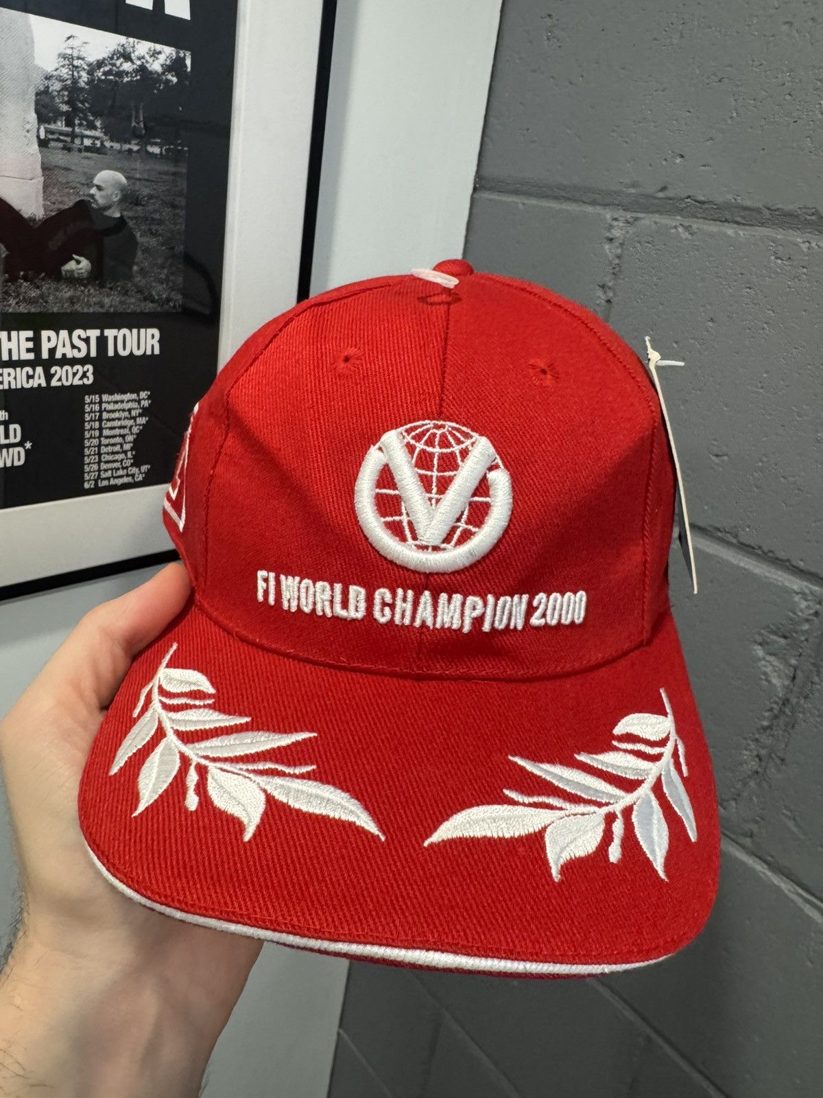 Ferrari 2000 Ferrari Michael Schumacher F1 Hat Vintage Size ONE SIZE - 2 Thumbnail