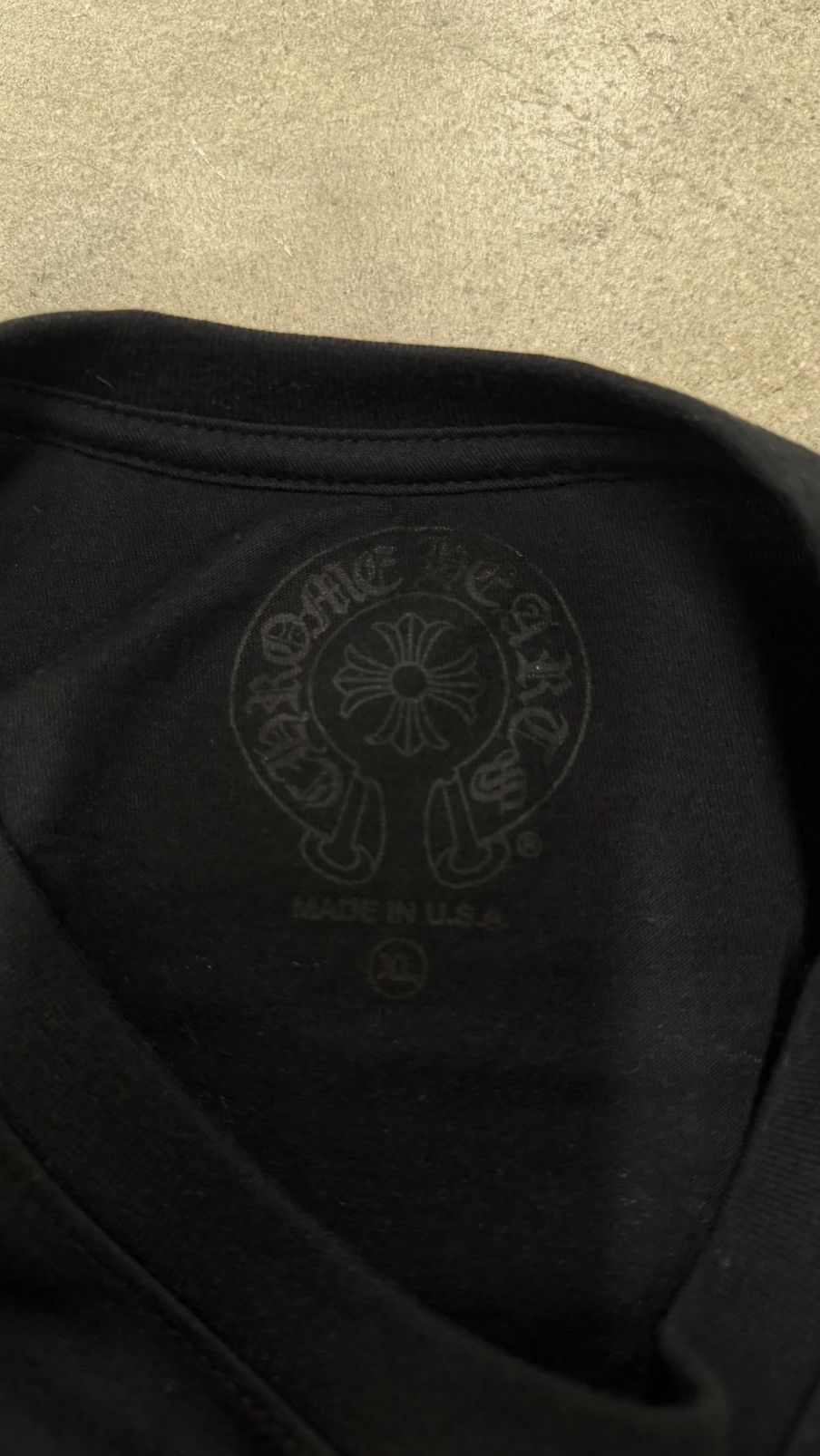 Chrome Hearts Chrome Hearts Neon Yellow Horseshoe Pocket Short Sleeve Tee Size US XL / EU 56 / 4 - 5 Thumbnail