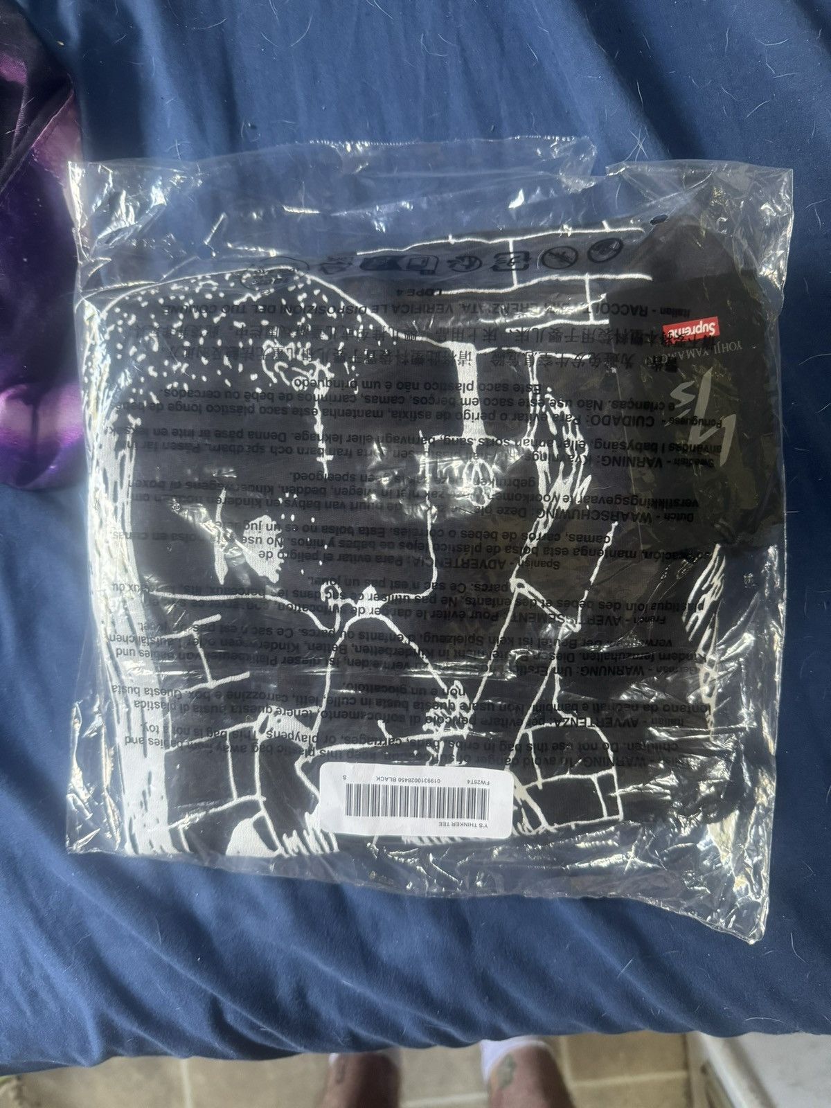 Supreme Supreme x Yoji Yamamoto Thinker tee S Size US S / EU 44-46 / 1 - 3 Thumbnail