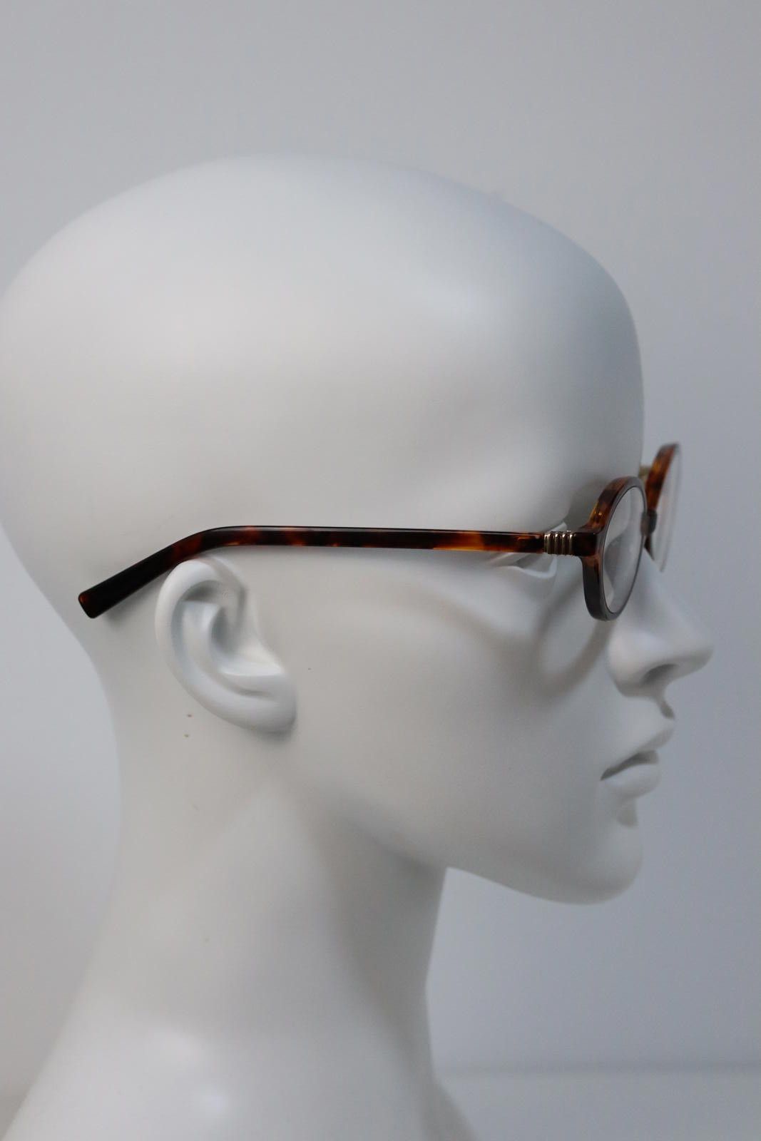 Other Y2k Retro Style Oval-frame tortoiseshell Brown Glasses OS Size ONE SIZE - 8 Thumbnail