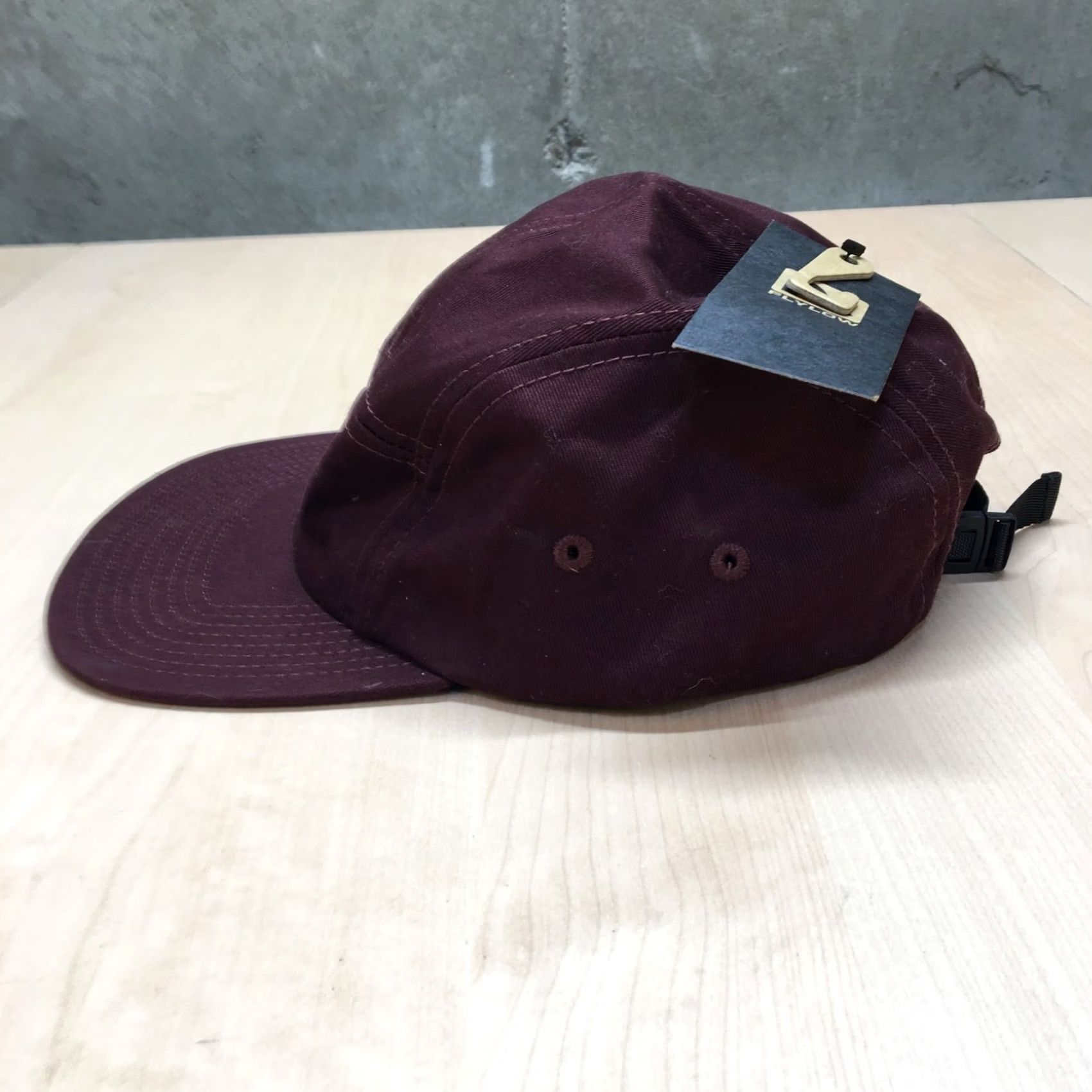 Flylow Flylow Dragon Cap 5 Panel Hat Maroon Red Strapback NWT Outdoors Climbing Mens One Size Adjustable Hat Size ONE SIZE - 2 Thumbnail