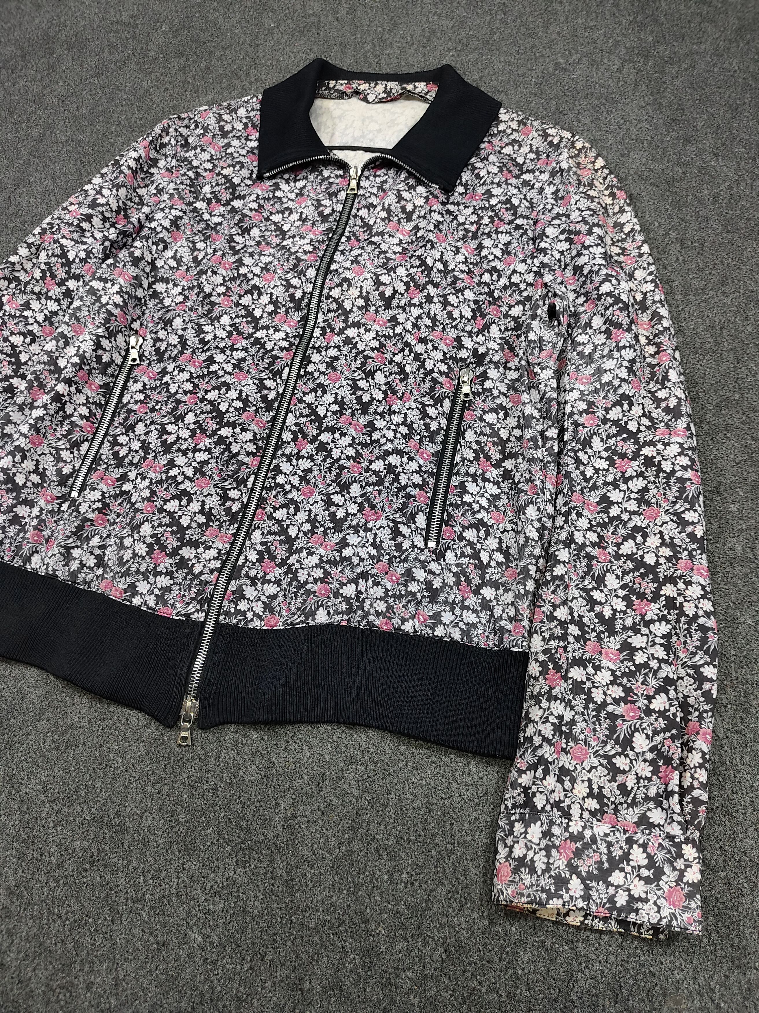 Japanese Brand 🇯🇵 Artisan 🇯🇵 by Five Fox Florals Graphic Cupra Jacket Size L / US 10 / IT 46 - 4 Thumbnail