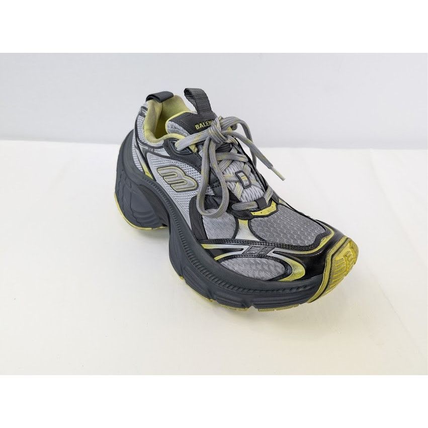Balenciaga o1rshd1 10XL Low Top Sneaker in Grey / Yellow Size US 10 / EU 43 - 3 Thumbnail
