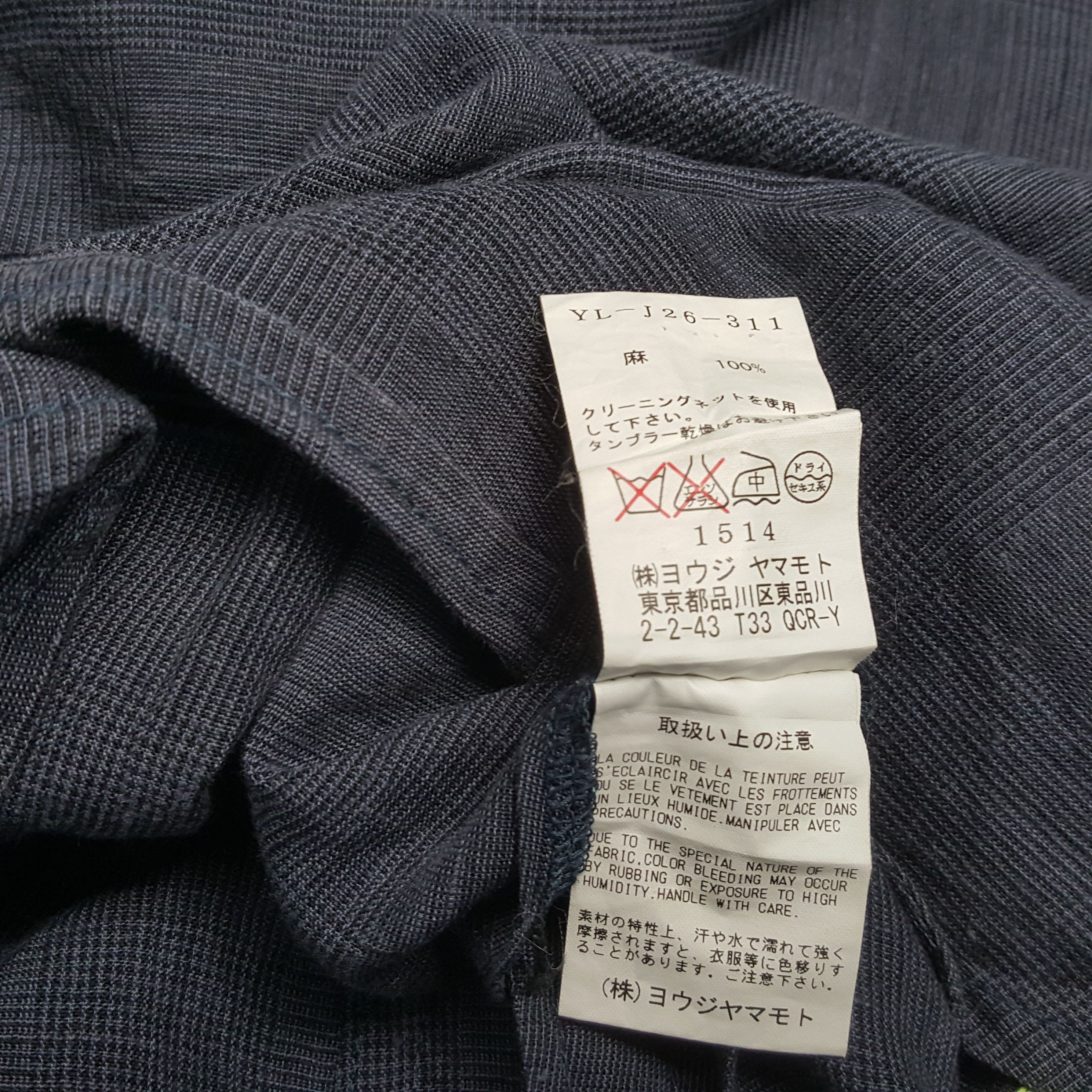 Vintage × Y's × Yohji Yamamoto Vintage Y's by YOHJI YAMAMOTO Japanese Designer Blazers Size 38R - 7 Thumbnail