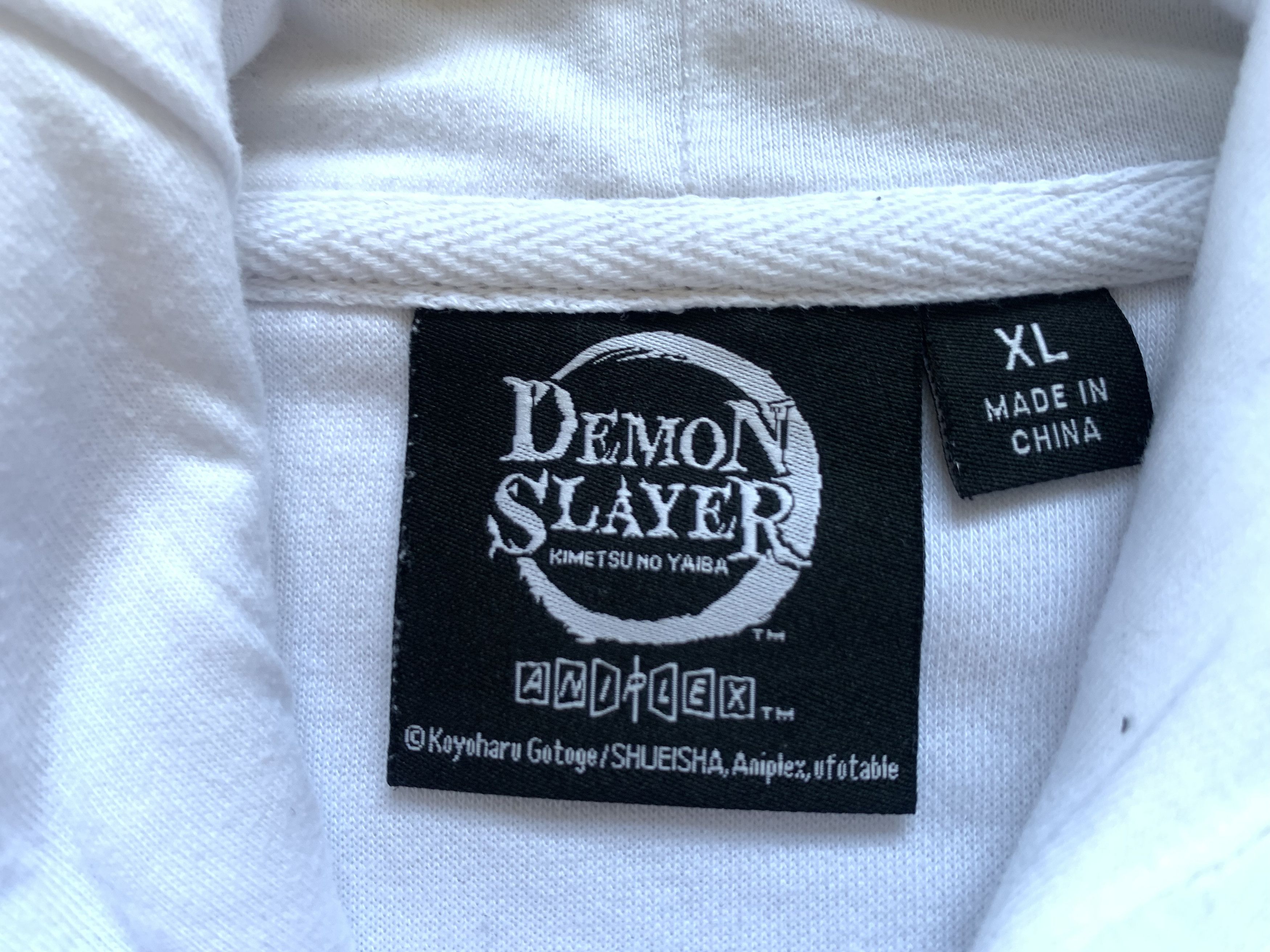 Anime Anime Demon Slayer Cotton Printed Hoodie Size US XL / EU 56 / 4 - 7 Thumbnail