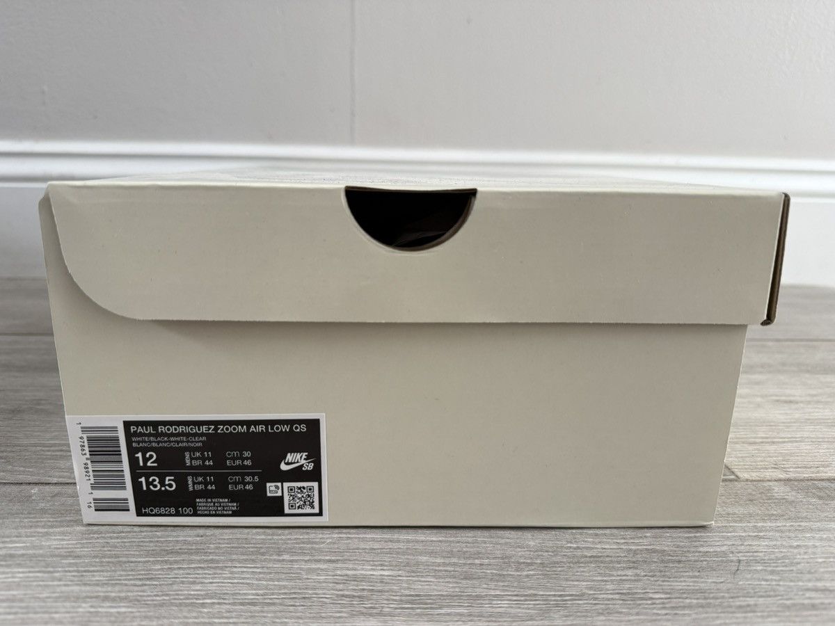 Nike Nike SB Zoom Air Paul Rodriguez 1 White Black Clear Size 12 Size US 12 / EU 45 - 13 Thumbnail