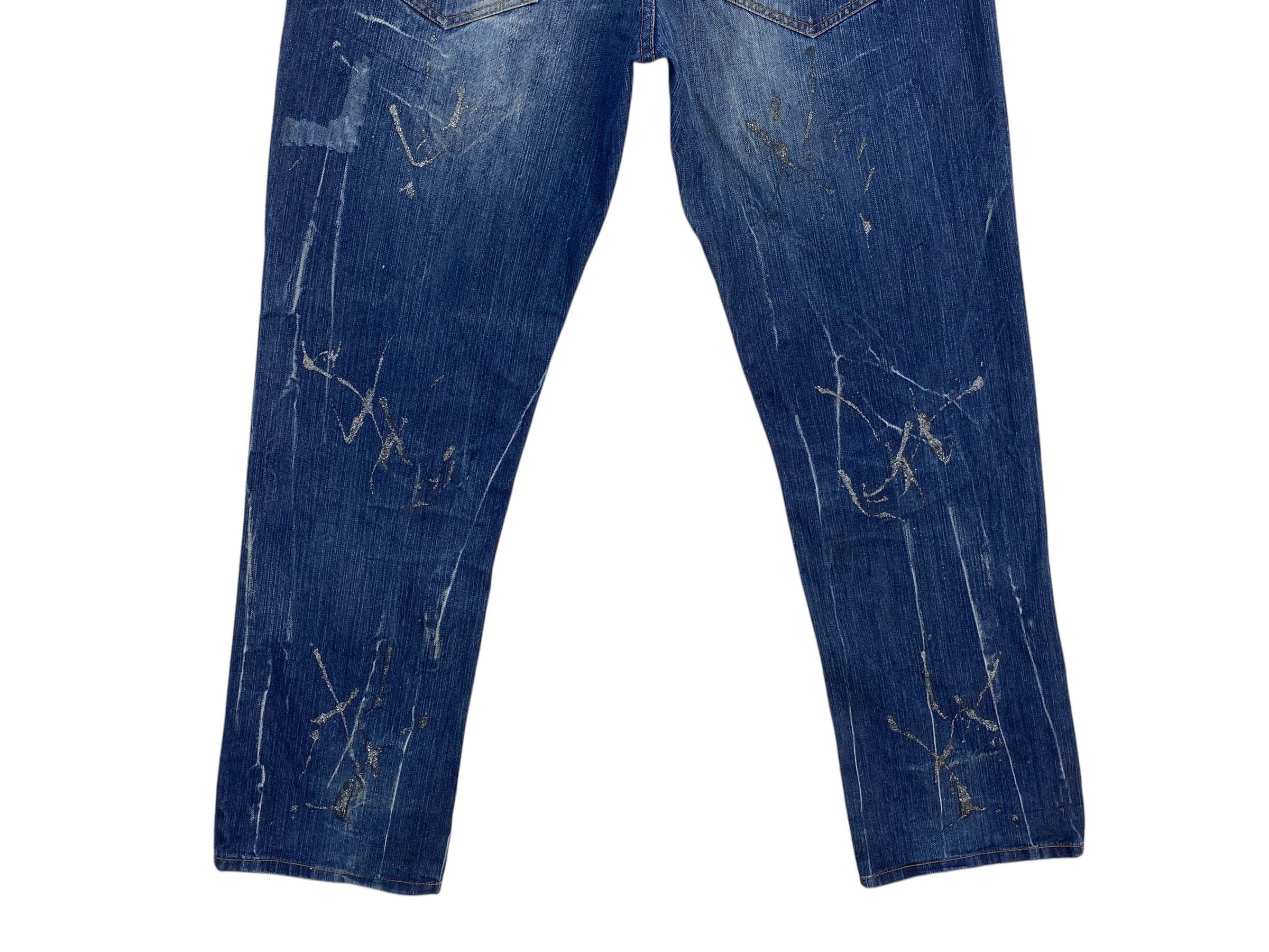 Japanese Brand Nylaus Denim Goth Punk Jeans Size US 37 - 6 Thumbnail