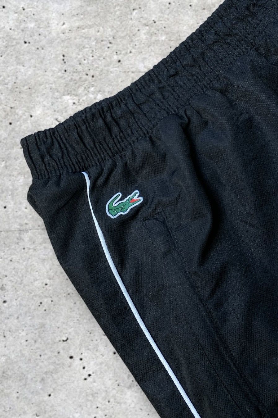 Lacoste Lacoste Vintage Track Pants XL Black Schwarz Men‘s Size US 42 / EU 58 - 2 Thumbnail