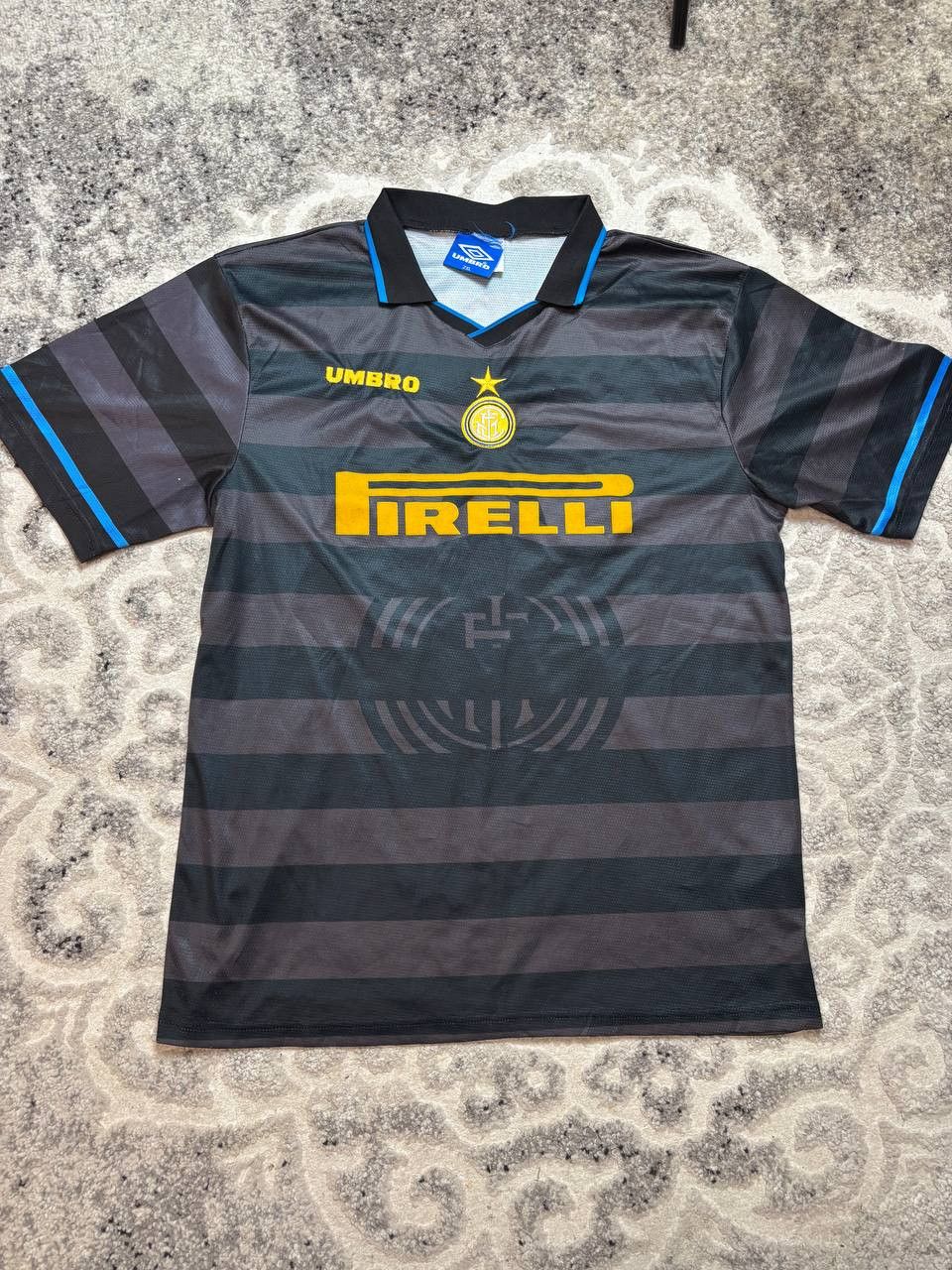 Umbro 1997 Inter Milan Third Ronaldo №10 Umbro Jersey 2XL Size US XXL / EU 58 / 5 - 10 Thumbnail