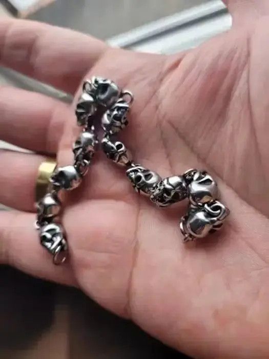 Japanese Brand Skull Chain Bracelet Size ONE SIZE - 4 Thumbnail