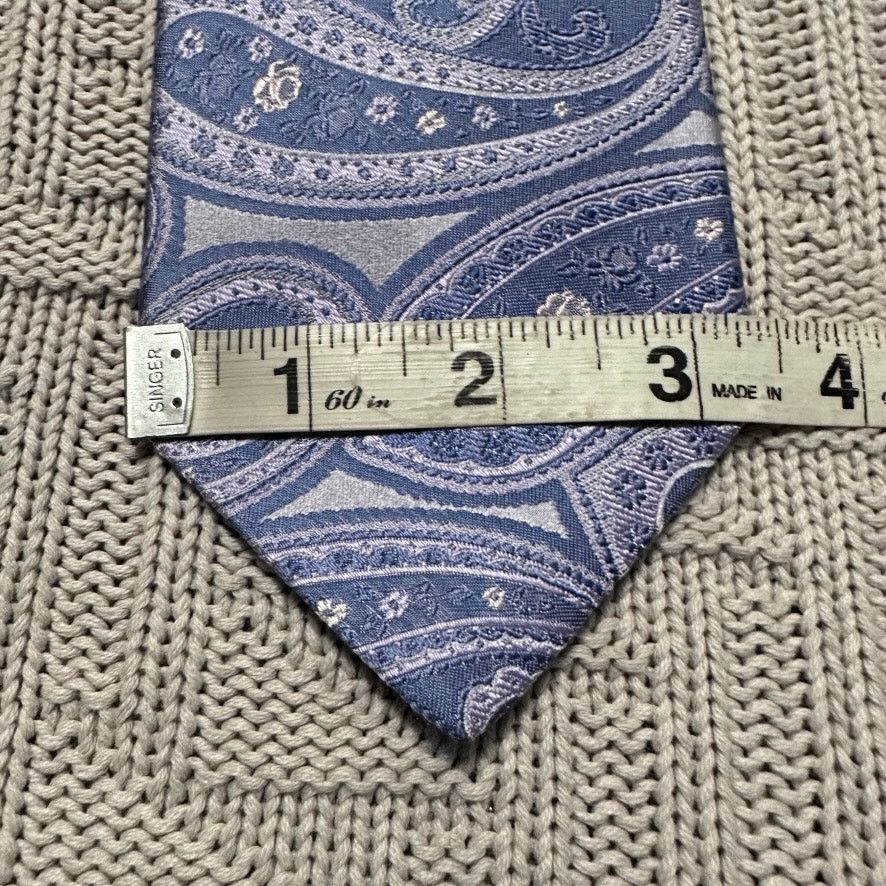 Hart Schaffner Marx Hart Schaffner Marx purple paisley silk tie Size ONE SIZE - 5 Thumbnail