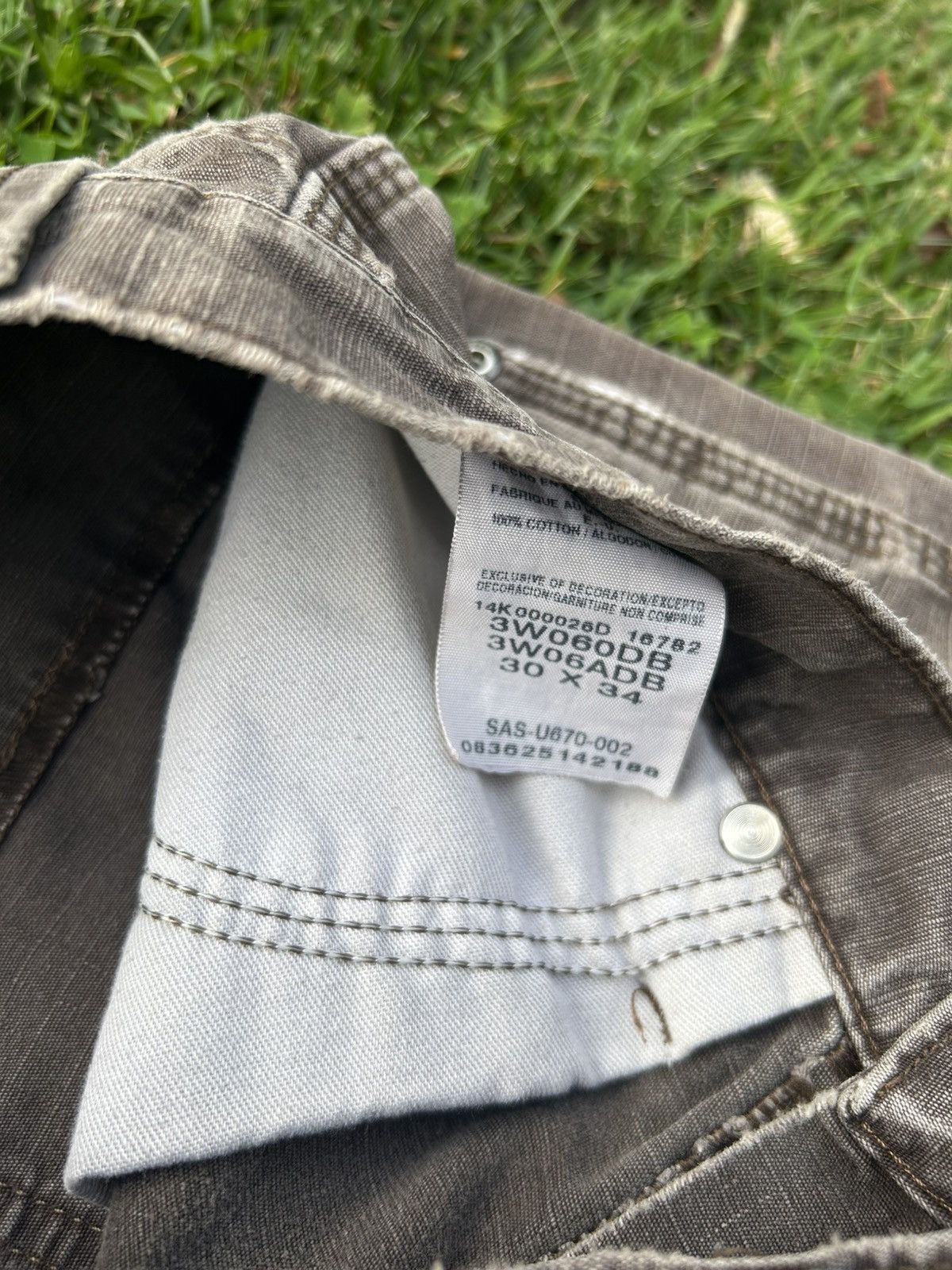 Wrangler Thrashed Mocha Wrangler Carpenter Pants Size US 30 / EU 46 - 7 Thumbnail