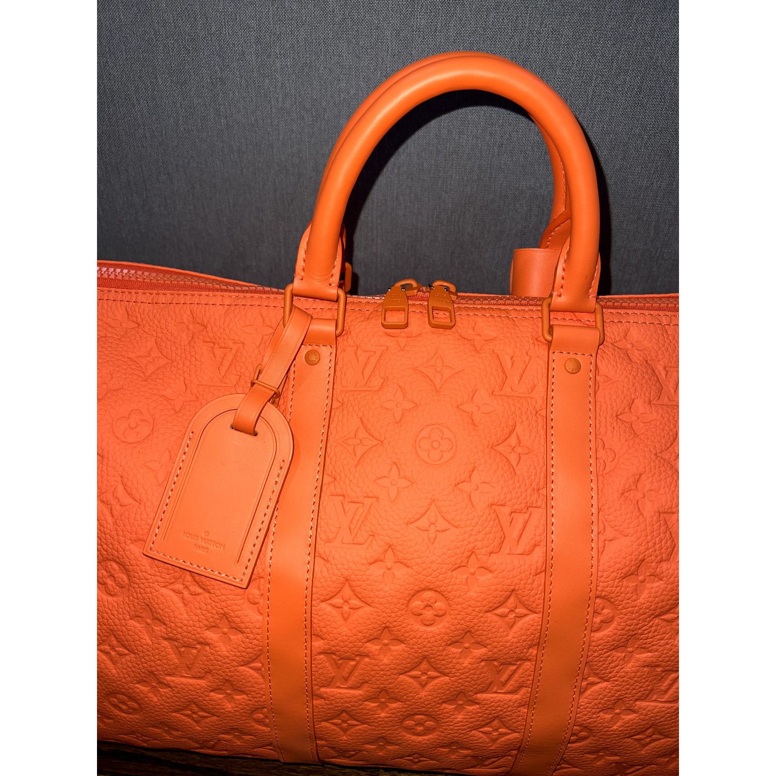 Louis Vuitton Louis Vuitton Keepall Bandouliere Leather Weekend Travel Bag Size ONE SIZE - 4 Thumbnail