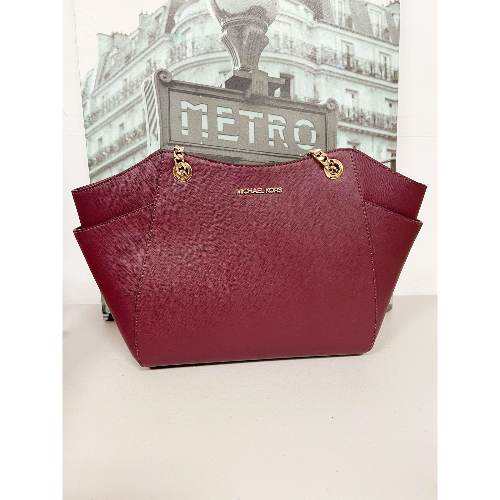Michael Kors Michael Kors 35T5GTVT3L Jet Set Large Saffiano Leather Bag Size ONE SIZE - 1 Thumbnail