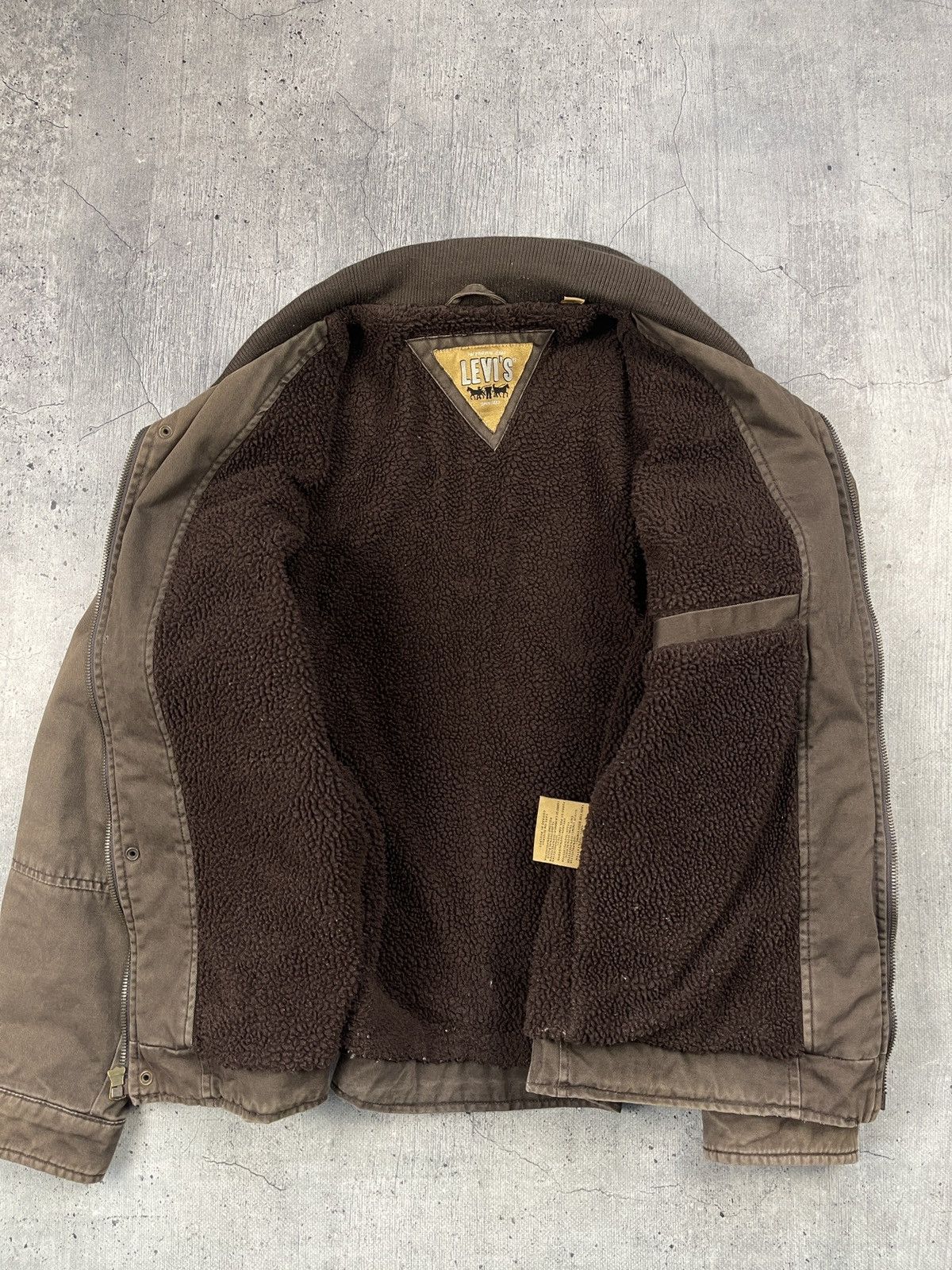 Levi's × Vintage Vintage 90’s Sherpa Levi’s Red Tab denim jacket Size US S / EU 44-46 / 1 - 5 Thumbnail