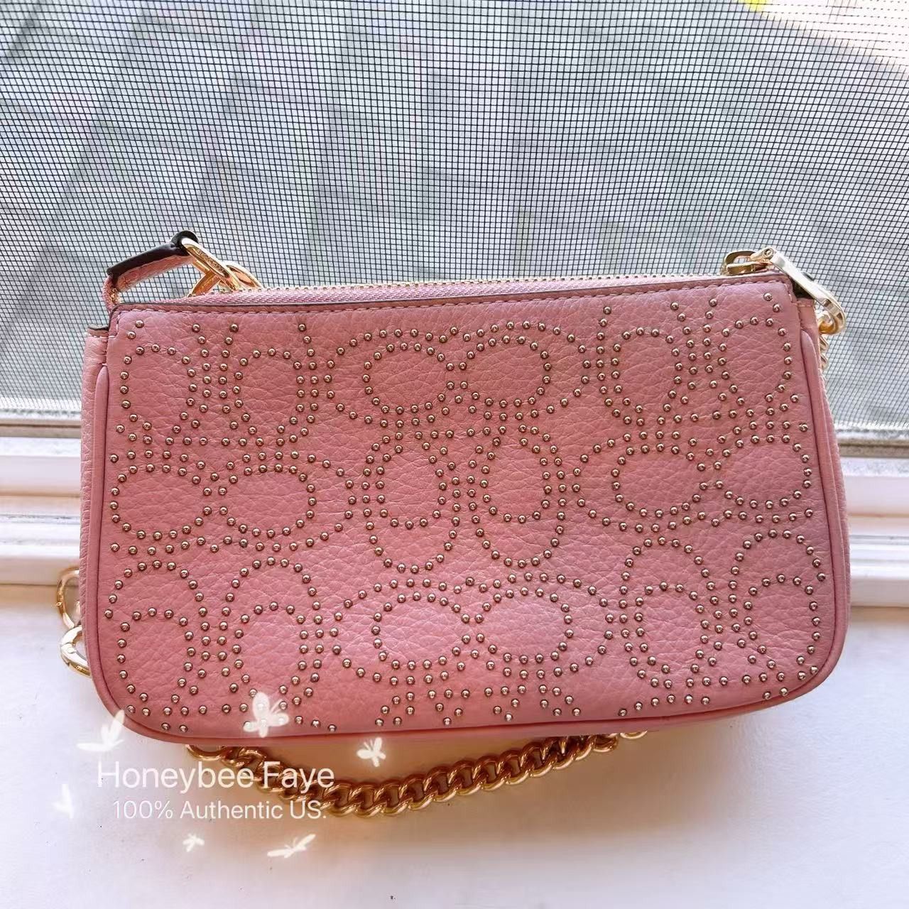 Coach Nolita 19 With Signature Rivets CX262 plus extended chain Size ONE SIZE - 4 Thumbnail