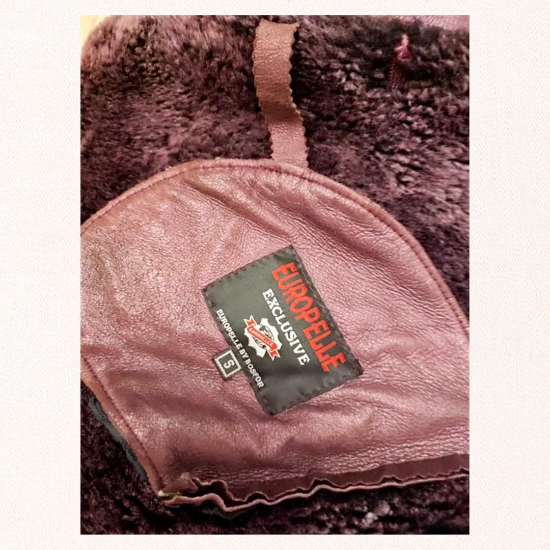 Genuine Leather Shearling coat sz S and matching bag excellent condition Size S / US 4 / IT 40 - 5 Thumbnail