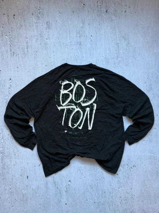 Nike Nike NBA Boston Celtics Longsleeve Black Graphic Basketball Size US L / EU 52-54 / 3 - 1 Thumbnail