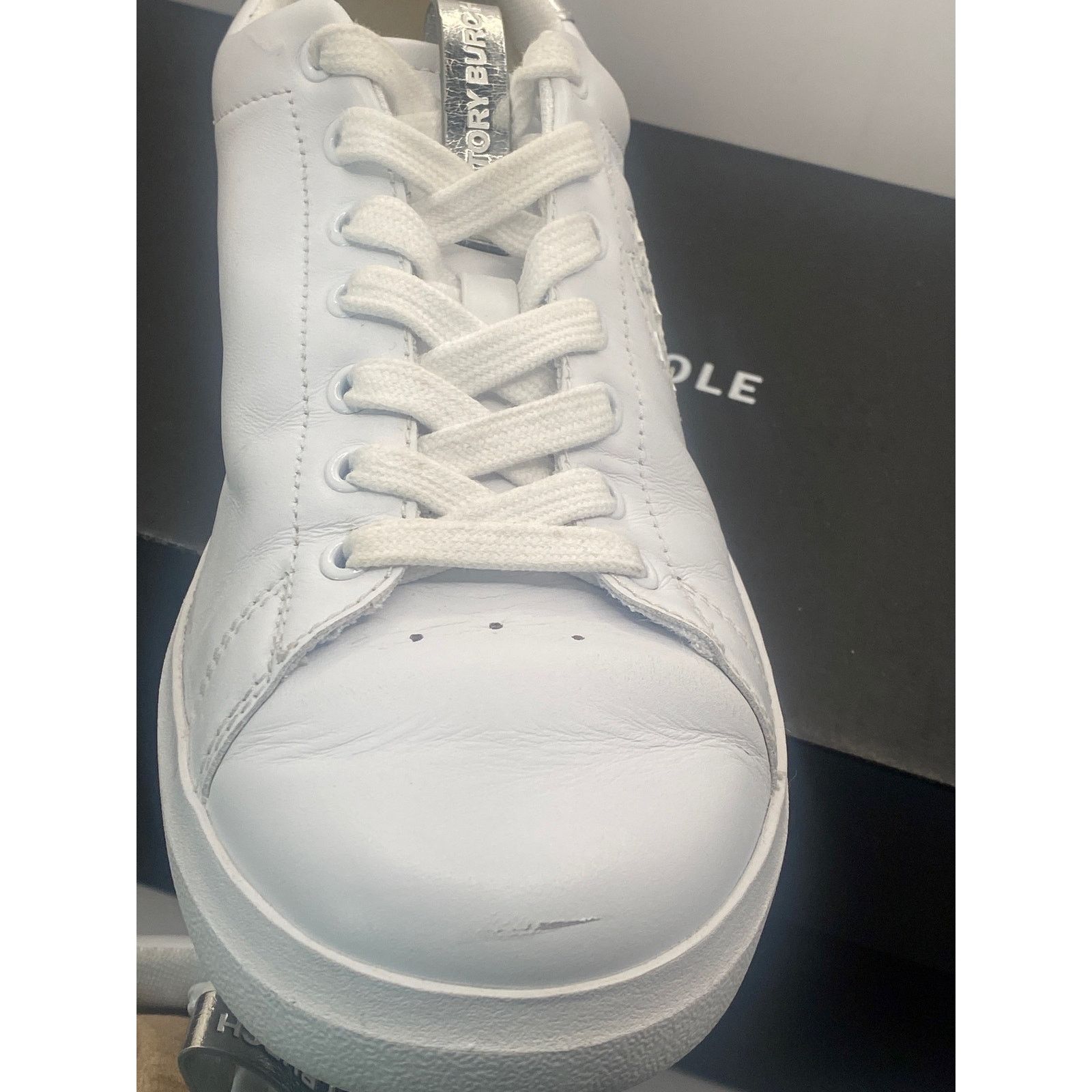 Tory Burch Double T Howell Court Sneaker (Women) Tory Burch Size 9M Size US 9 / IT 39 - 10 Thumbnail