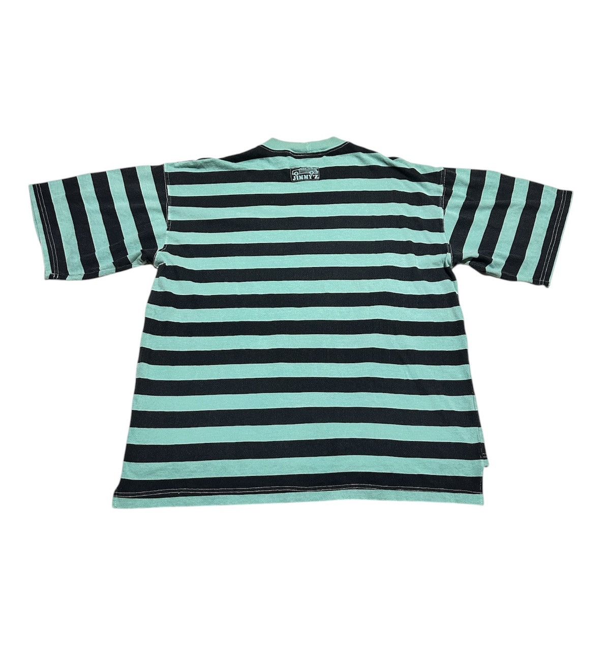 Vintage Vtg Jimmy Z Boarder stripe tee Size US L / EU 52-54 / 3 - 2 Thumbnail