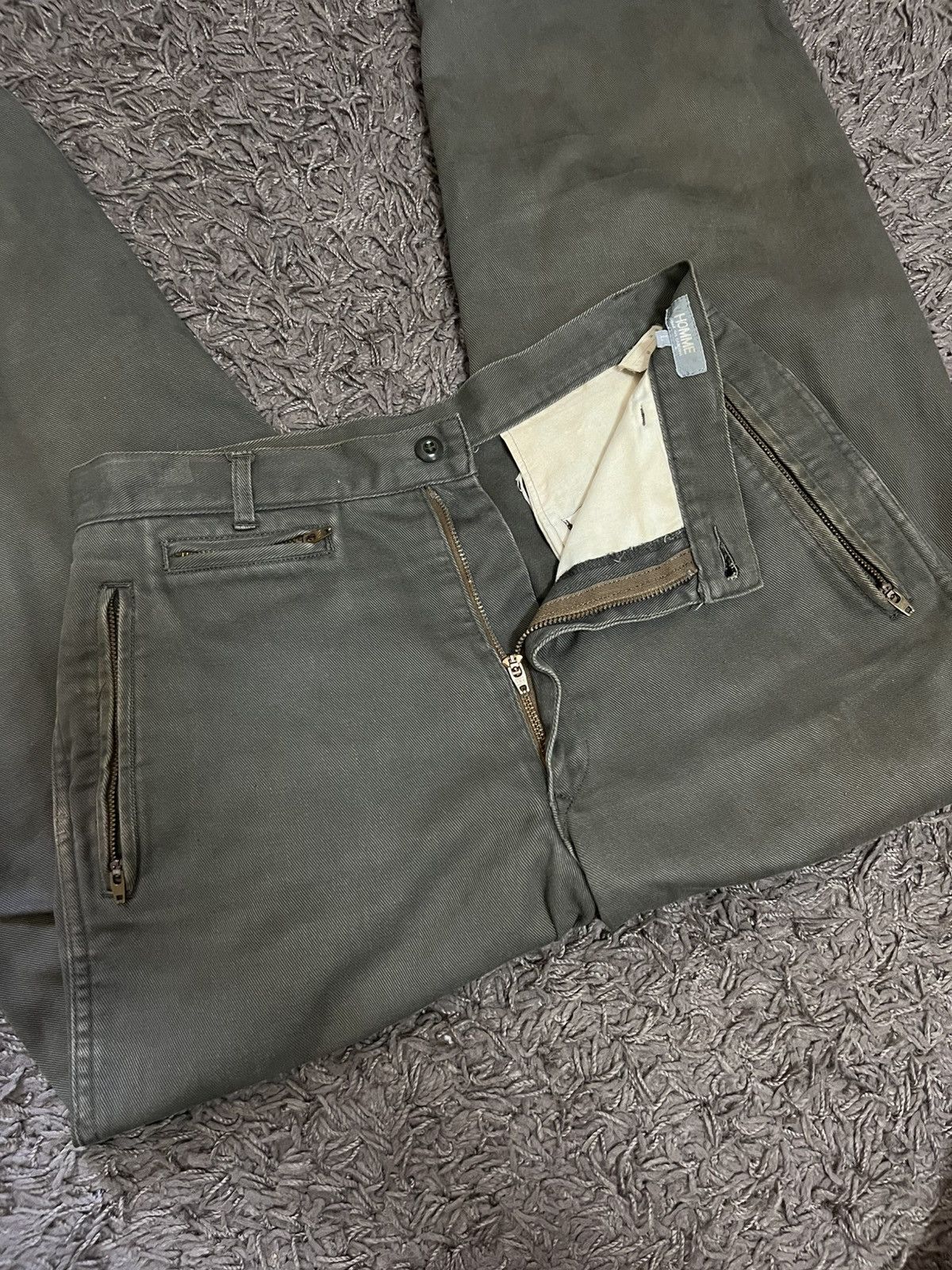 Comme des Garcons 1988 HOMME CDG army olive triple zipped #I2 Size US 28 / EU 44 - 7 Thumbnail