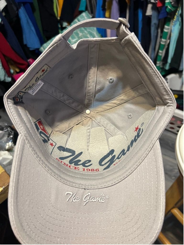 The Game Unisex The Game Baseball Cap Gray/Navy South Coast Winery Size ONE SIZE - 5 Thumbnail