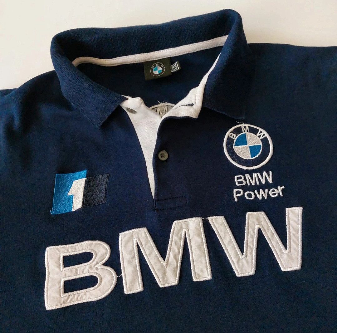 BMW Vintage BMW Micheling Racing Polo Shirt Size US L / EU 52-54 / 3 - 2 Thumbnail