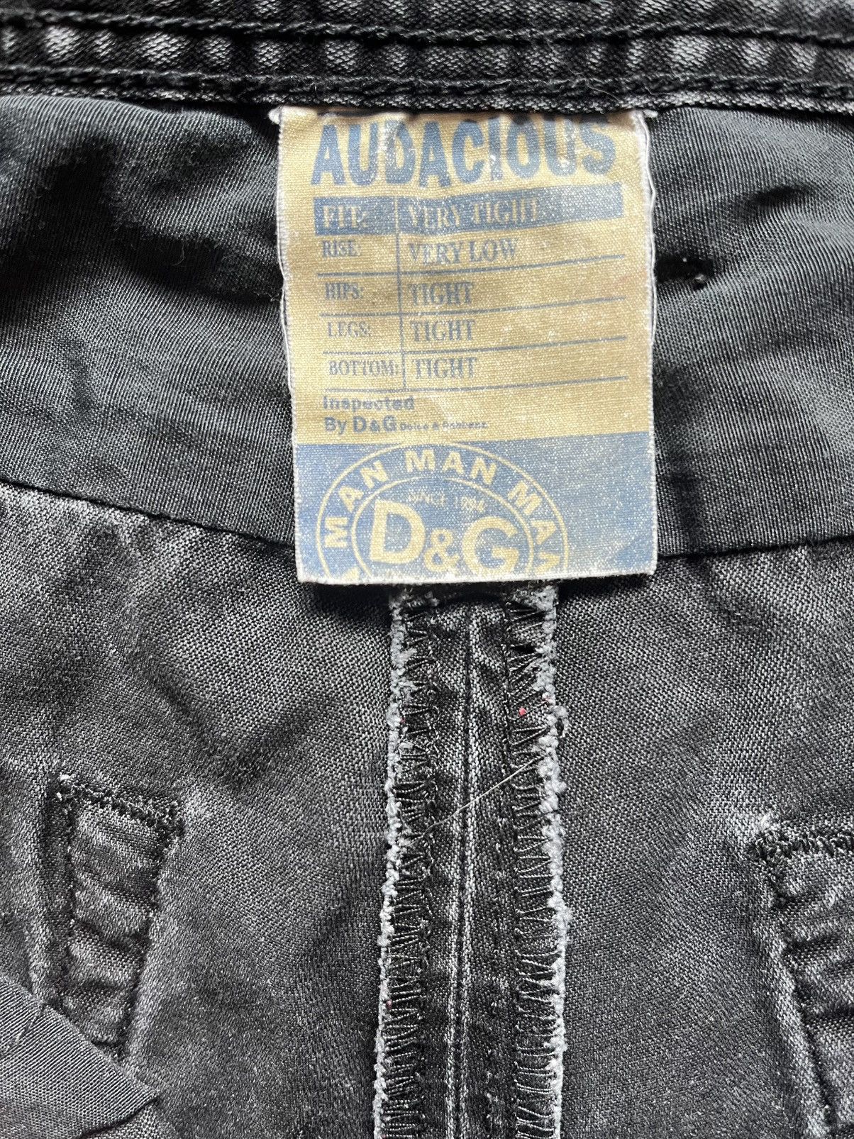 Dolce & Gabbana × Vintage Vintage Dolce&Gabbana DG Metal Logo Avant Garde Pants Size US 34 / EU 50 - 5 Thumbnail