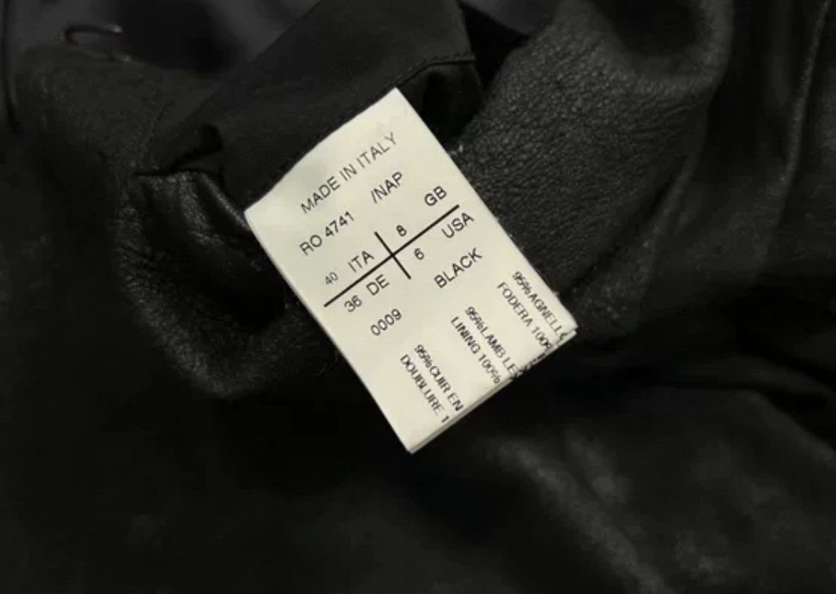 Rick Owens Rick Owens leather waist cinched dark jacket2412-Nextarrow Size US S / EU 44-46 / 1 - 6 Thumbnail