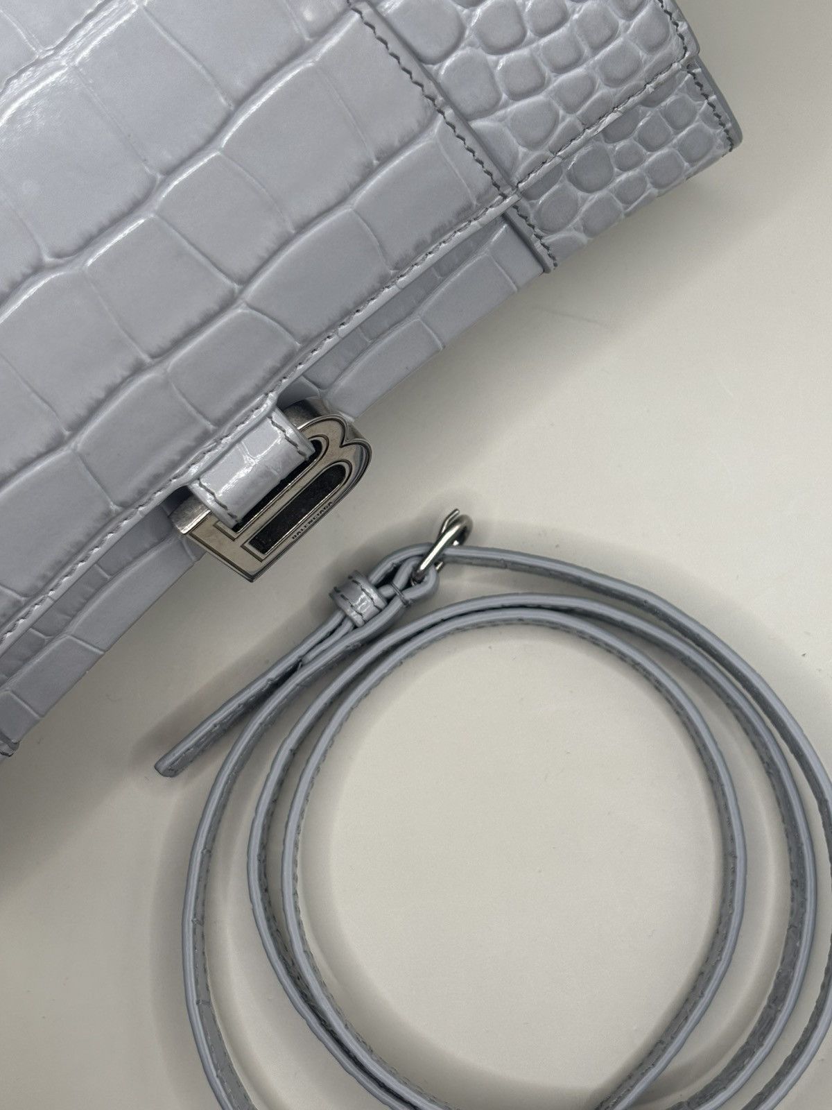 Balenciaga Balenciaga HourGlass Embossed Leather Too Handle Size ONE SIZE - 15 Thumbnail