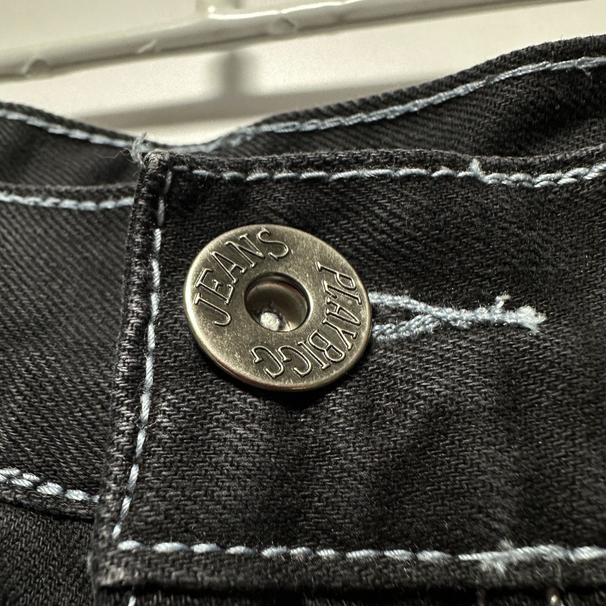 Other Vintage Y2K Play Bigg Jeans Black Wash Denim Japanese Style Size US 28 / EU 44 - 7 Thumbnail
