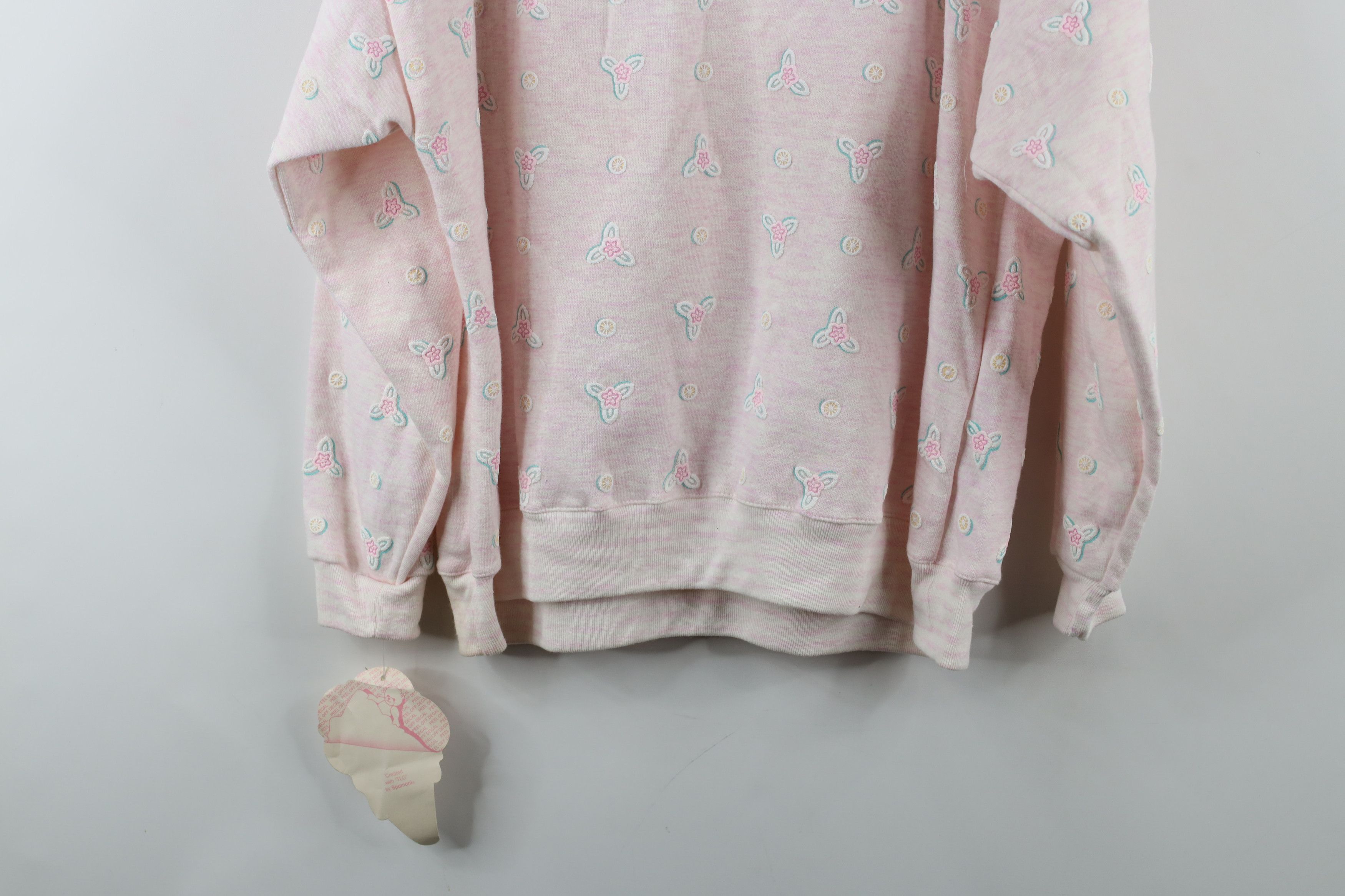 Vintage Deadstock Vintage 90s Fairy Kei Kawaii Collared Sweatshirt Size M / US 6-8 / IT 42-44 - 14 Thumbnail