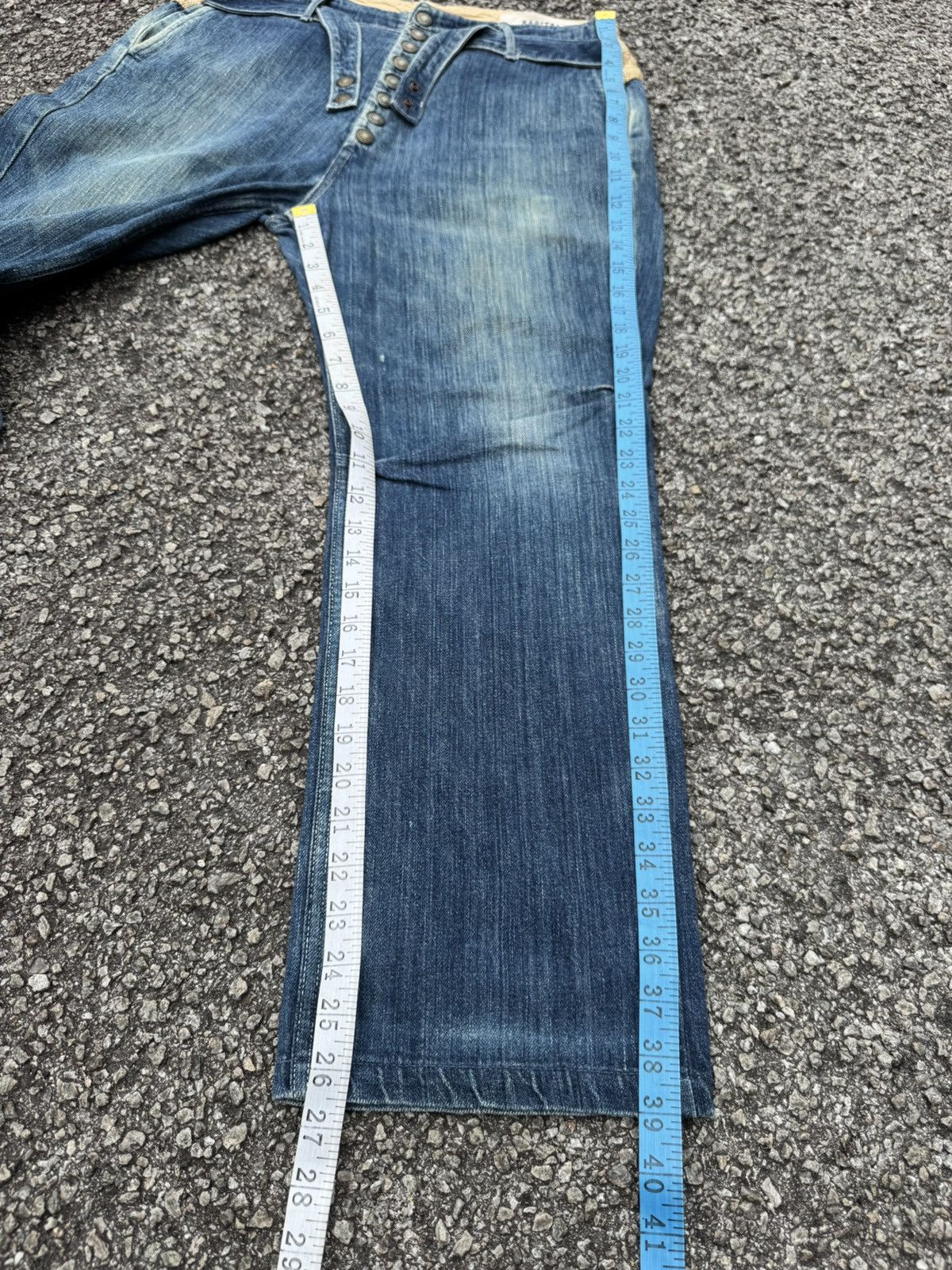 Kapital DESIGNER KIRO HIRATA KAPITAL HEMP CLASSIC DISTRESSED JEANS Size US 31 - 19 Thumbnail